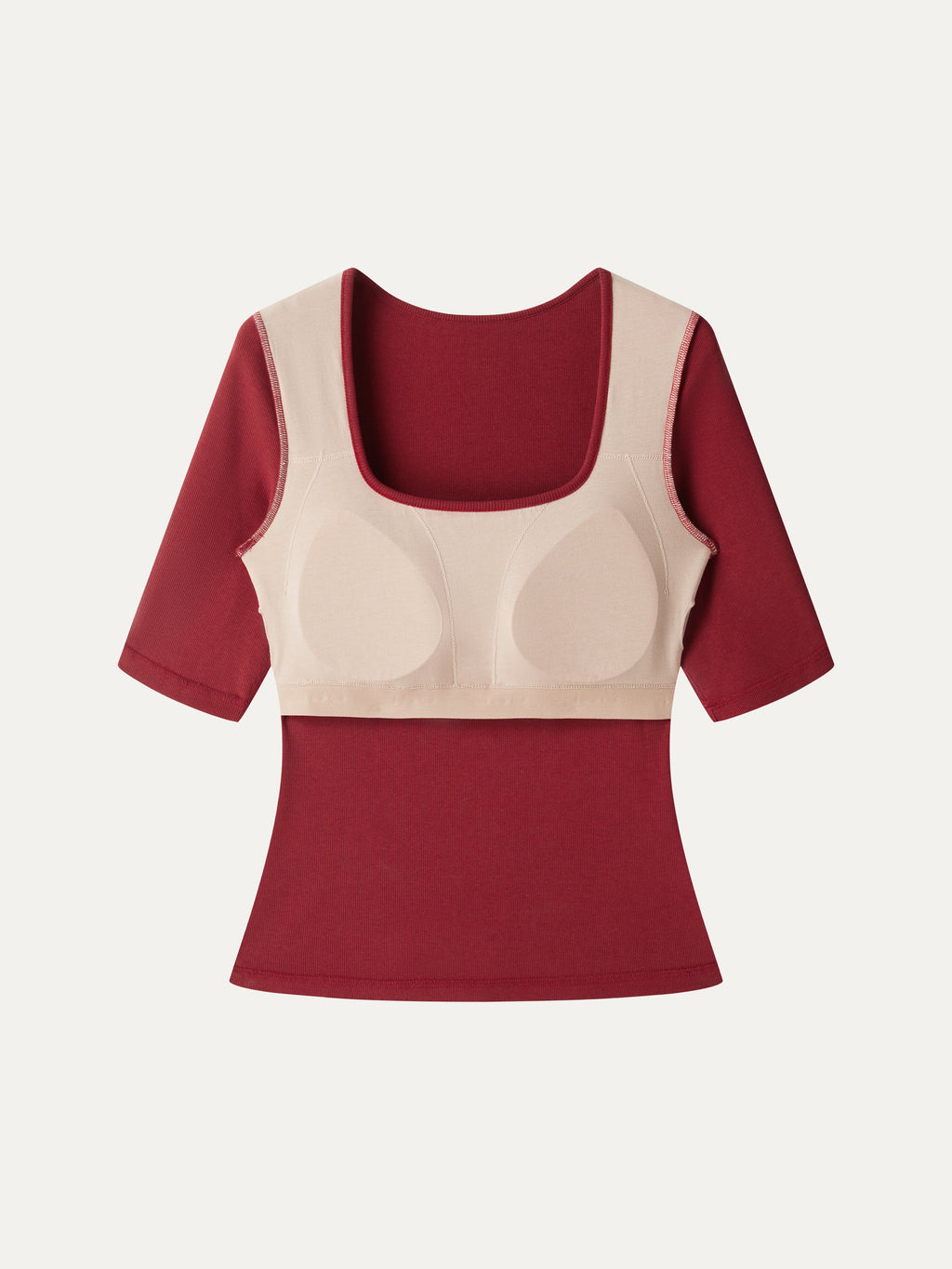 OGLmove Women's Eco-Mousse® Elbow Sleeve Bra Top