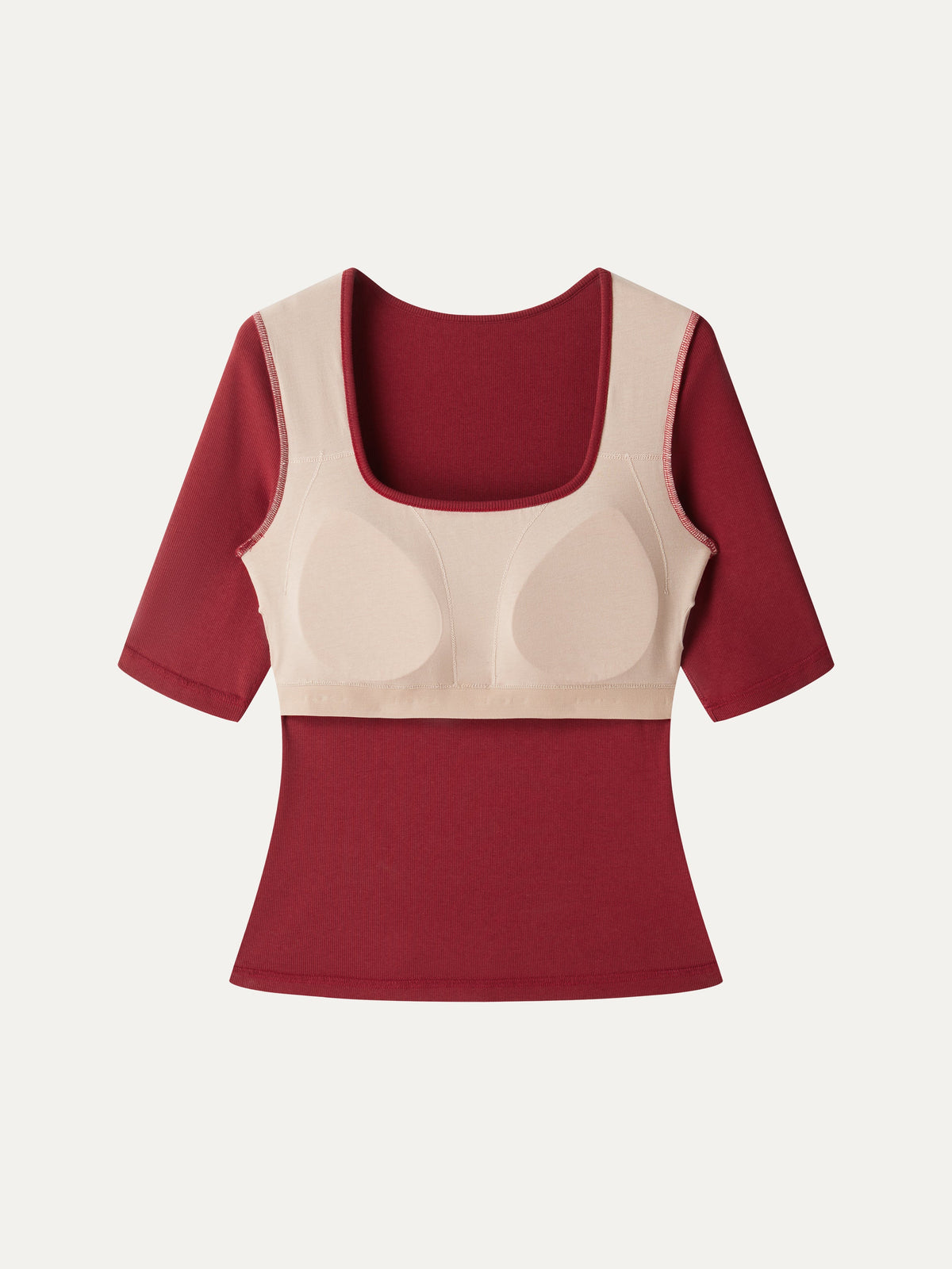 OGLmove Women's Eco-Mousse® Elbow Sleeve Bra Top