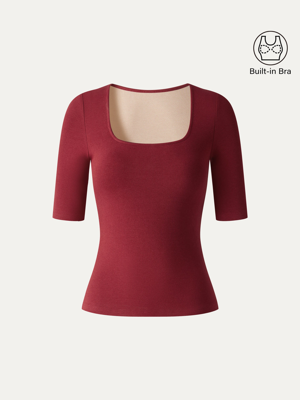 OGLmove Women's Eco-Mousse® Elbow Sleeve Bra Top