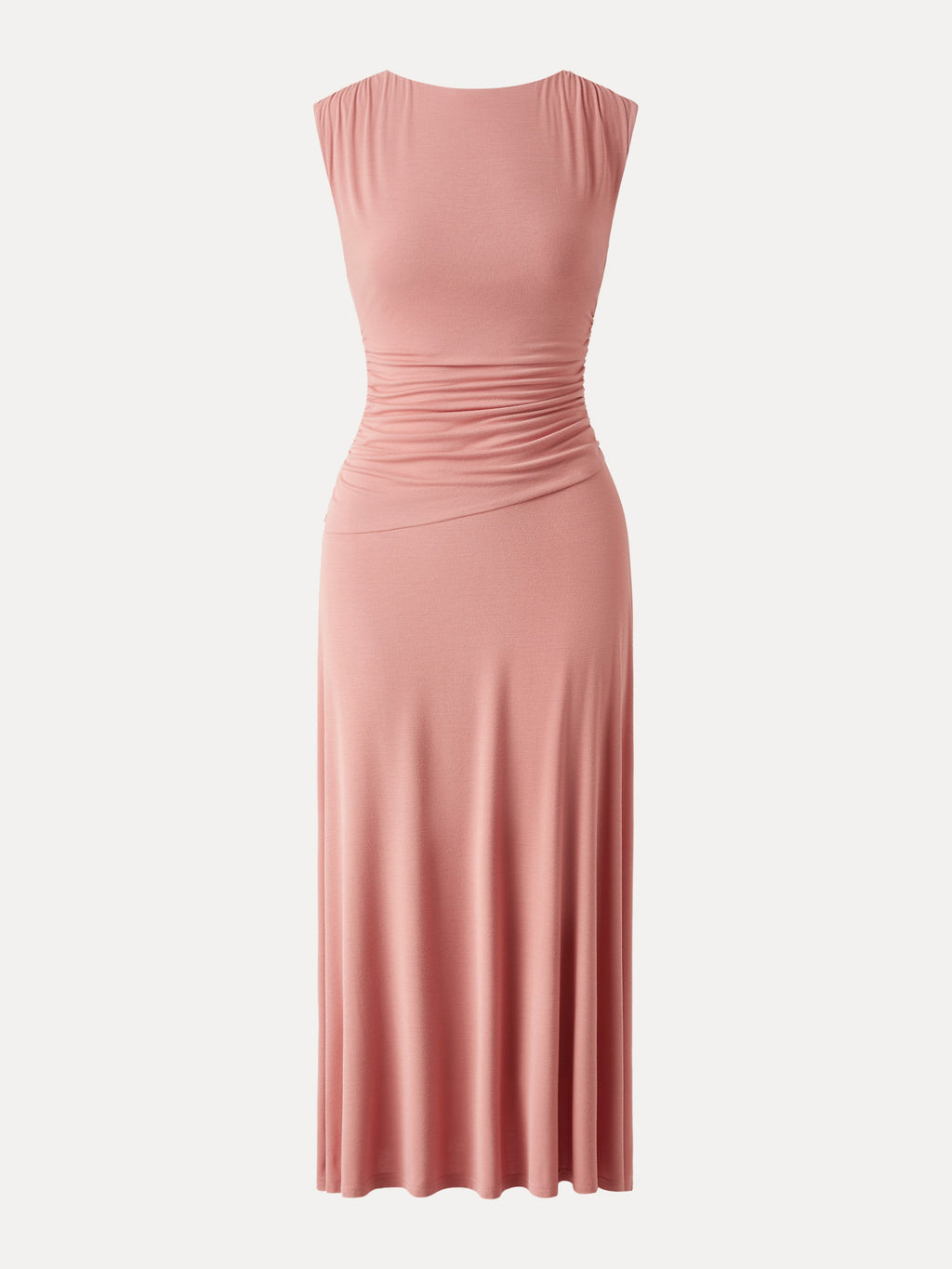 OGLmove Women's Breezy Cooling Side Ruched Maxi Bra Dress