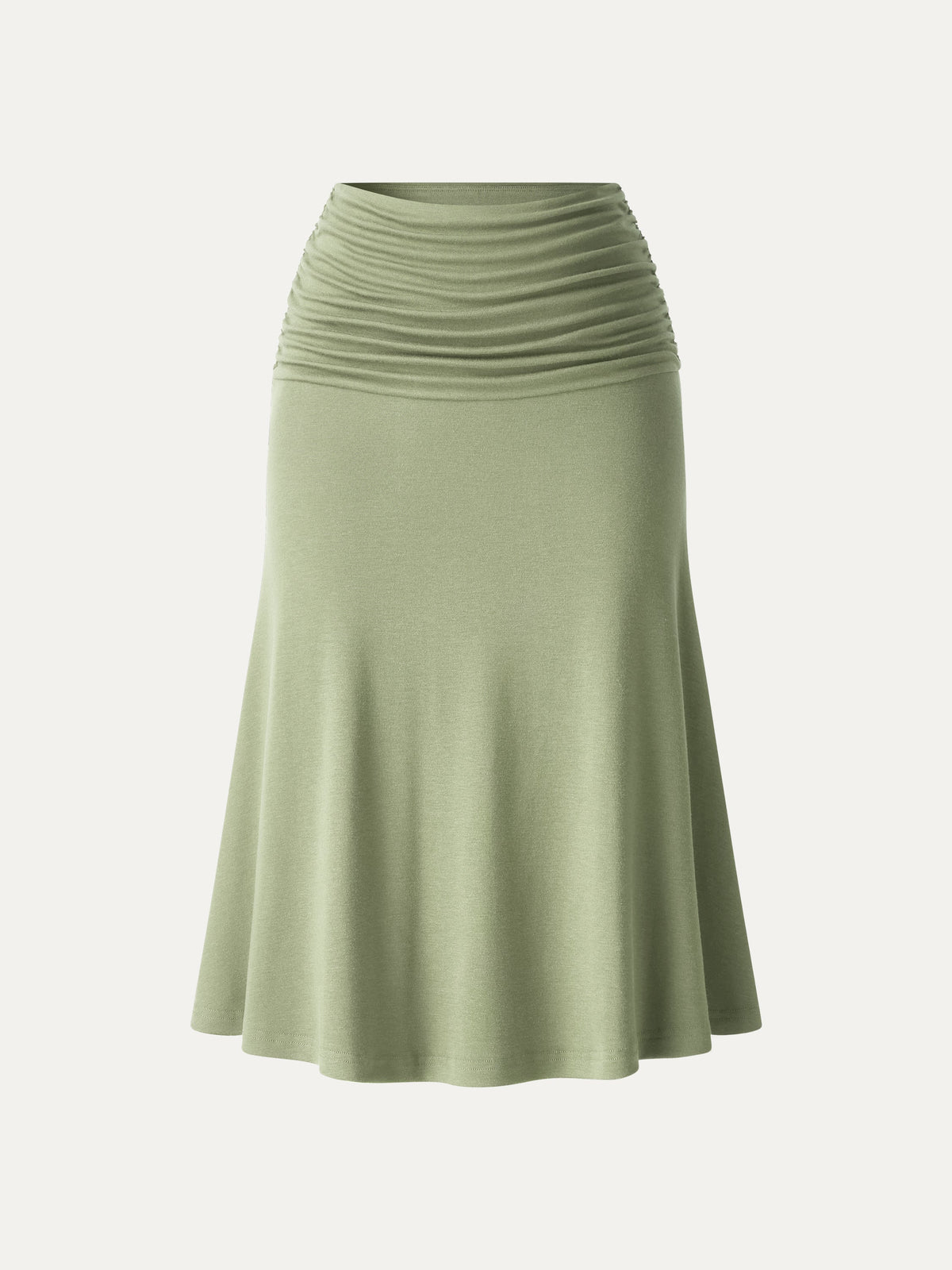 OGLmove Women's CoolTouch Ruched Midi Mermaid Skirt