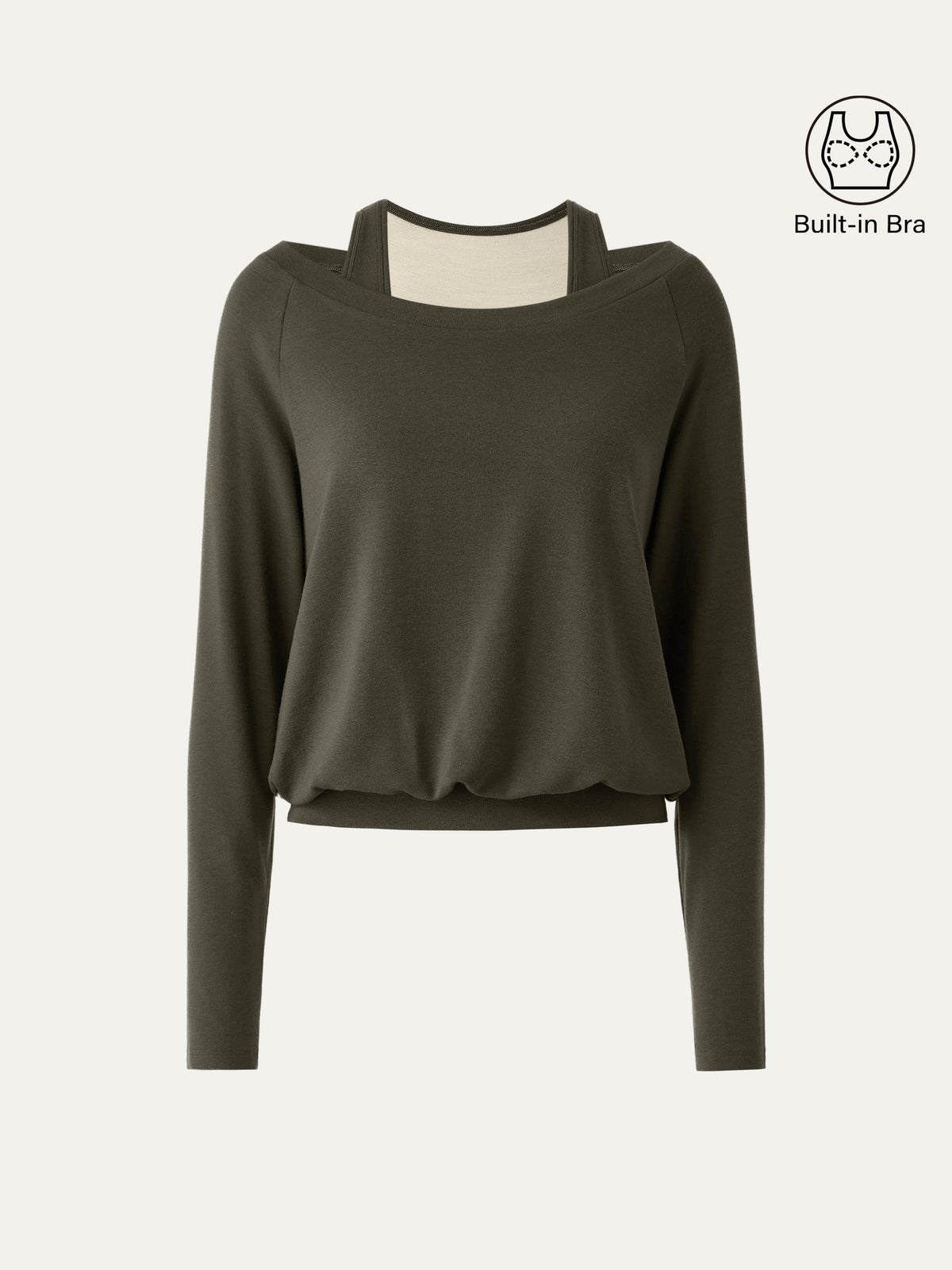 OGLmove Women's LiteWarm Multi-Wear Layering Bra Top