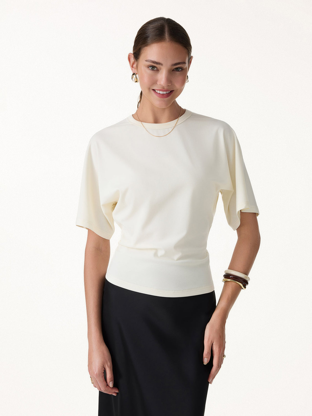 OGLmove Women's Elevated Cotton-Blend Essential Tee