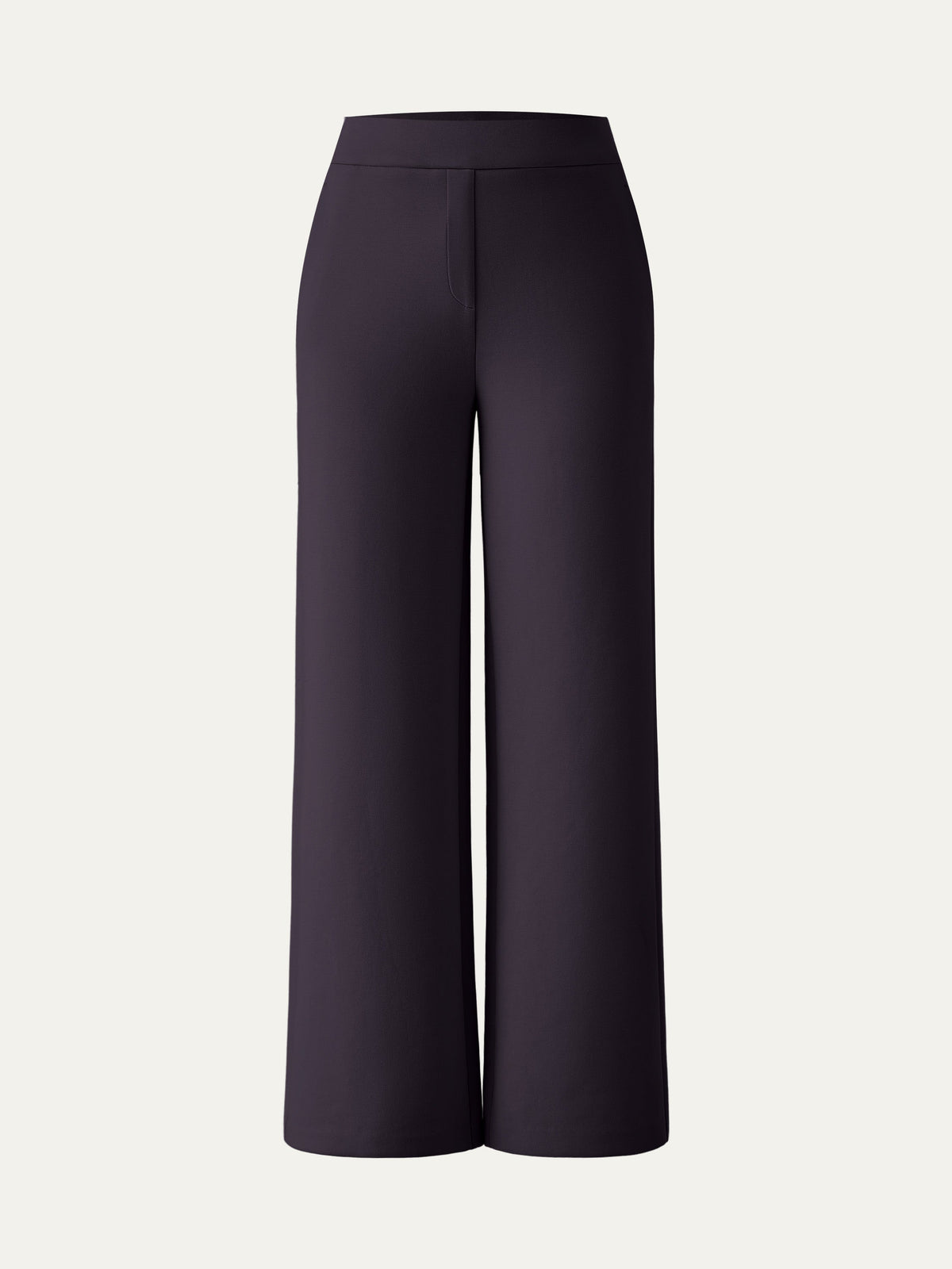 OGLmove Women's Textured Mid Rise Pull-on Straight Pant with Pockets