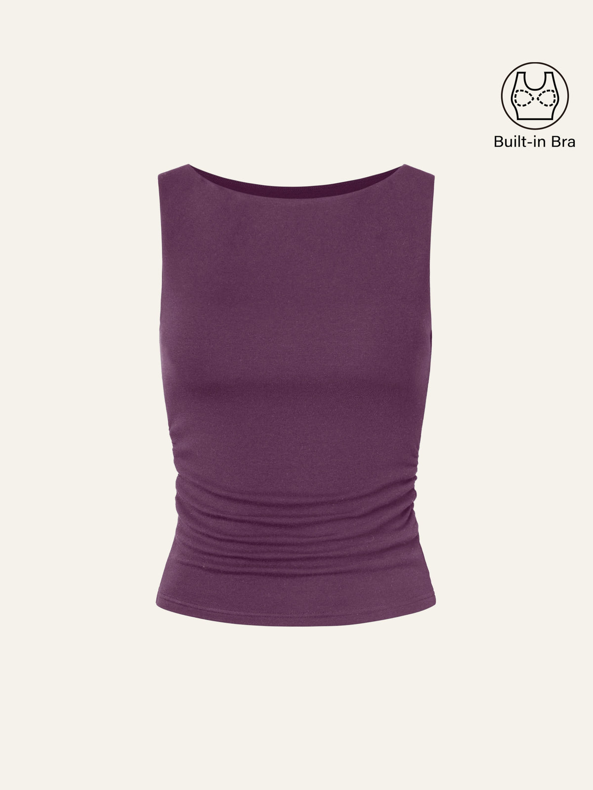 OGLmove Women's Boat Neck Bra Tank Top