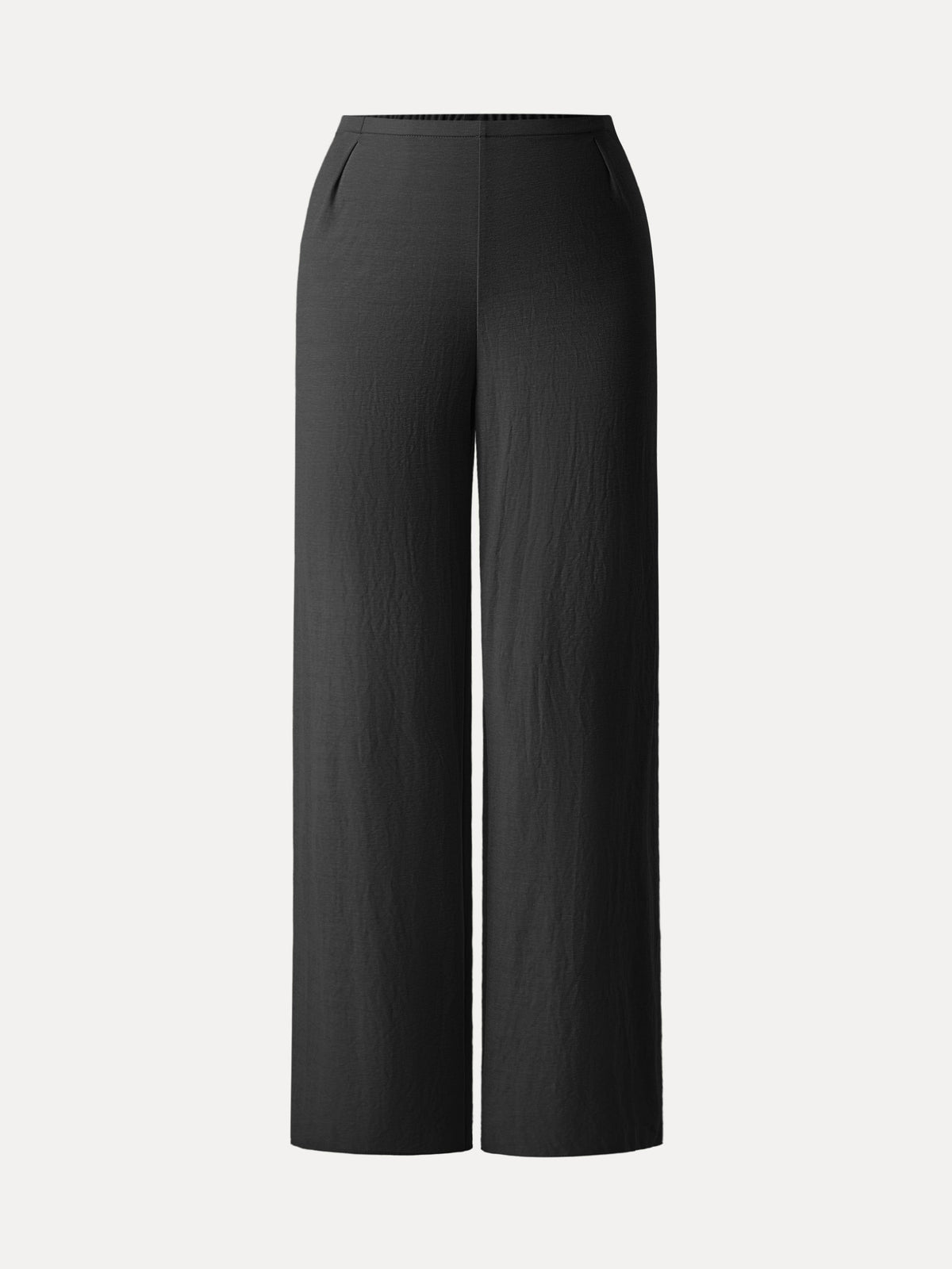 OGLmove Women's Breathable Cotton-Linen Mid Rise Straight Leg Pant