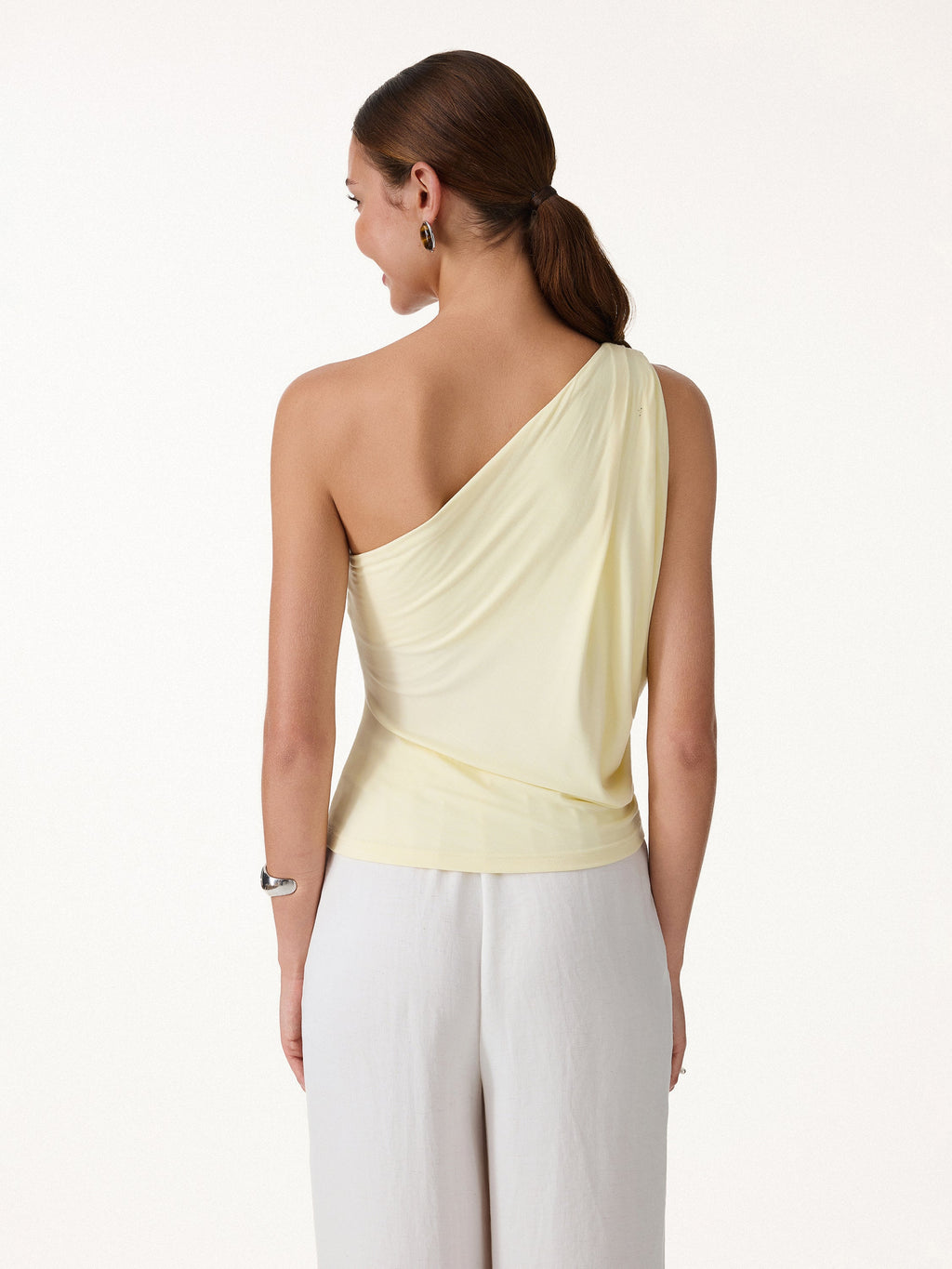 OGLmove Women's One Shoulder Cropped Bra Top