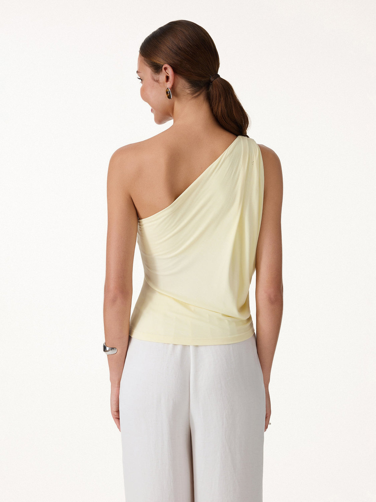 OGLmove Women's One Shoulder Cropped Bra Top