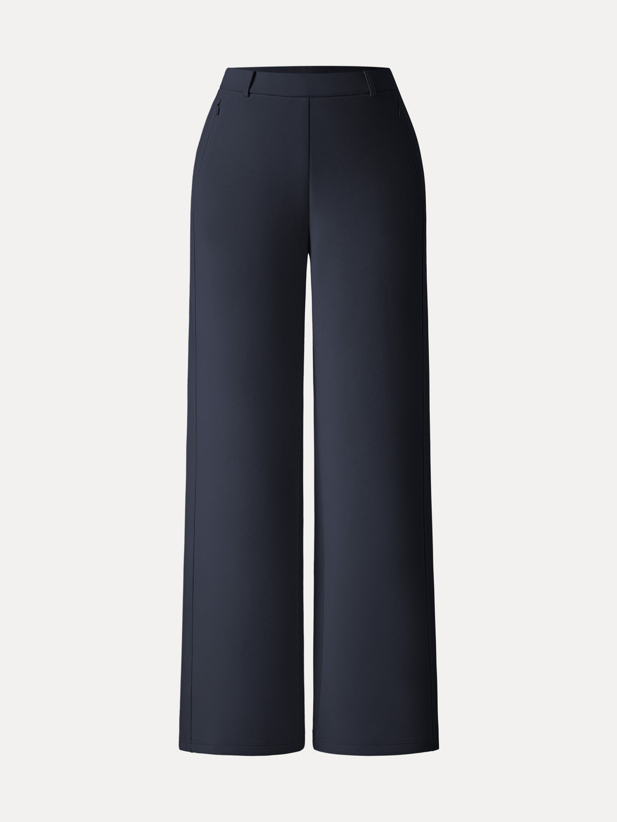 OGLmove Women's Stretch Cotton Blend Slimming High Rise Wide Leg Pant