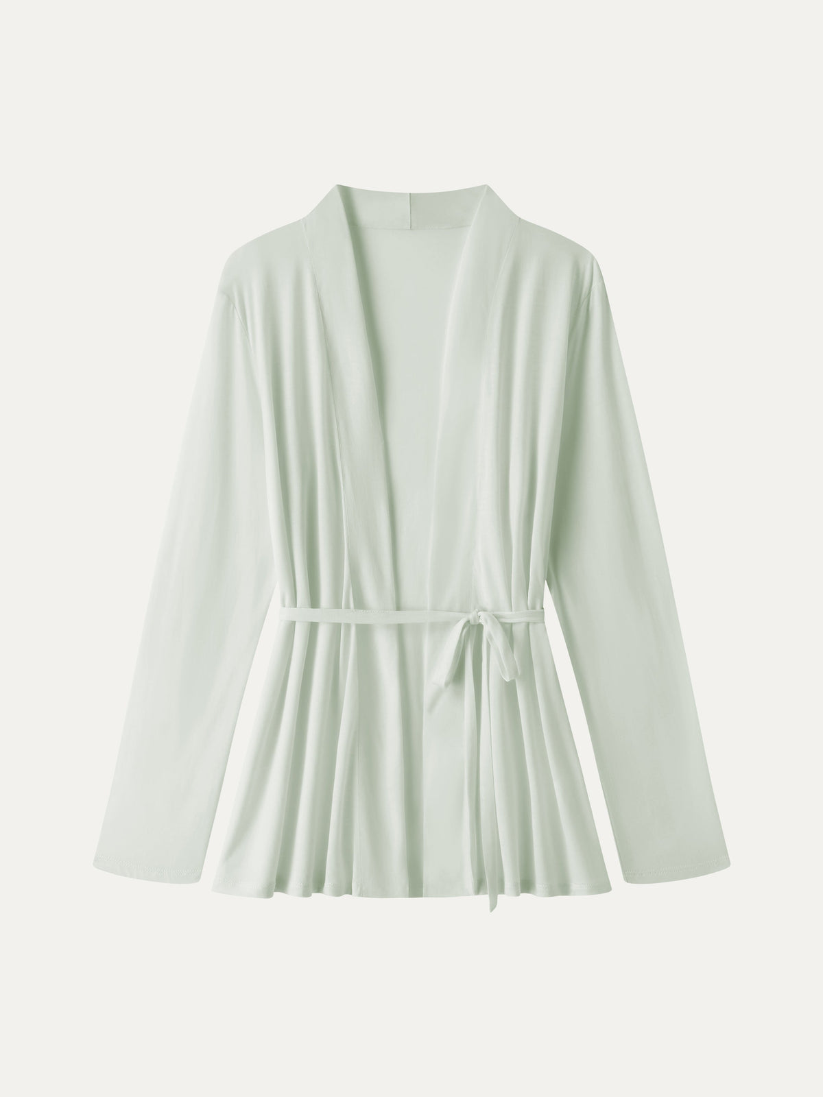 OGLmove Women's Airy Soft Open Front Cardigan with Tie