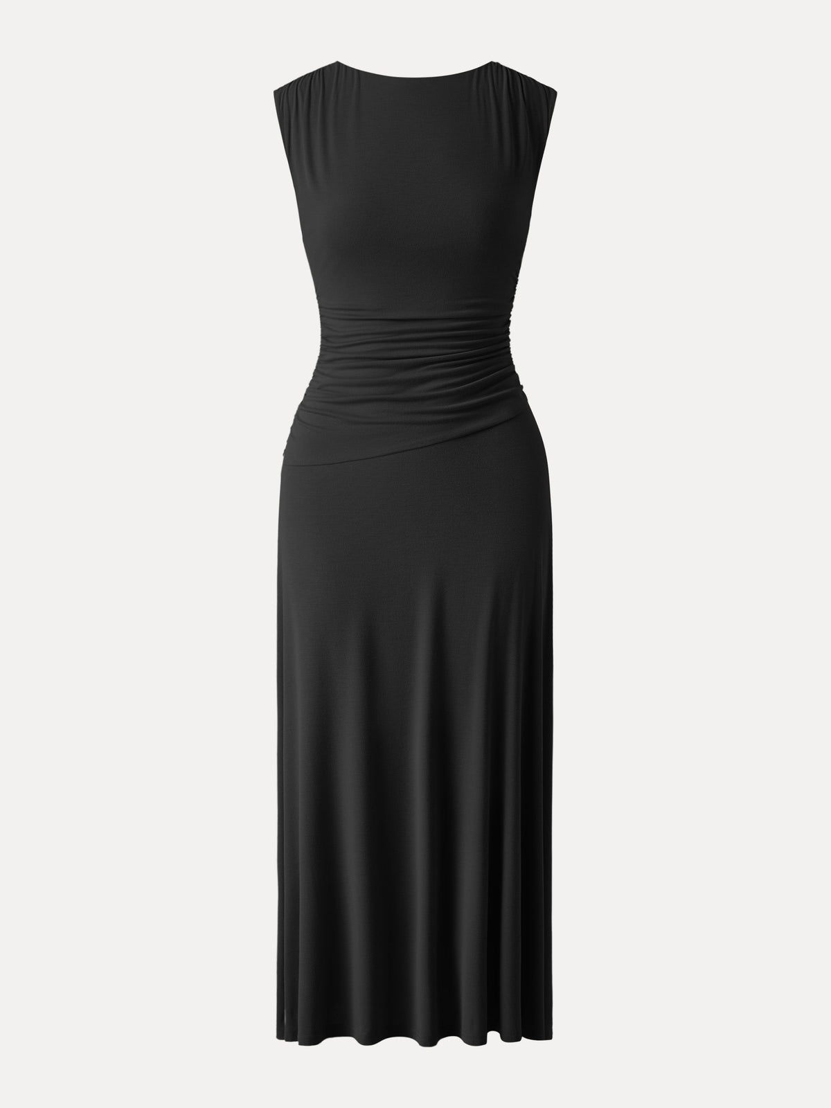 OGLmove Women's Breezy Cooling Side Ruched Maxi Bra Dress
