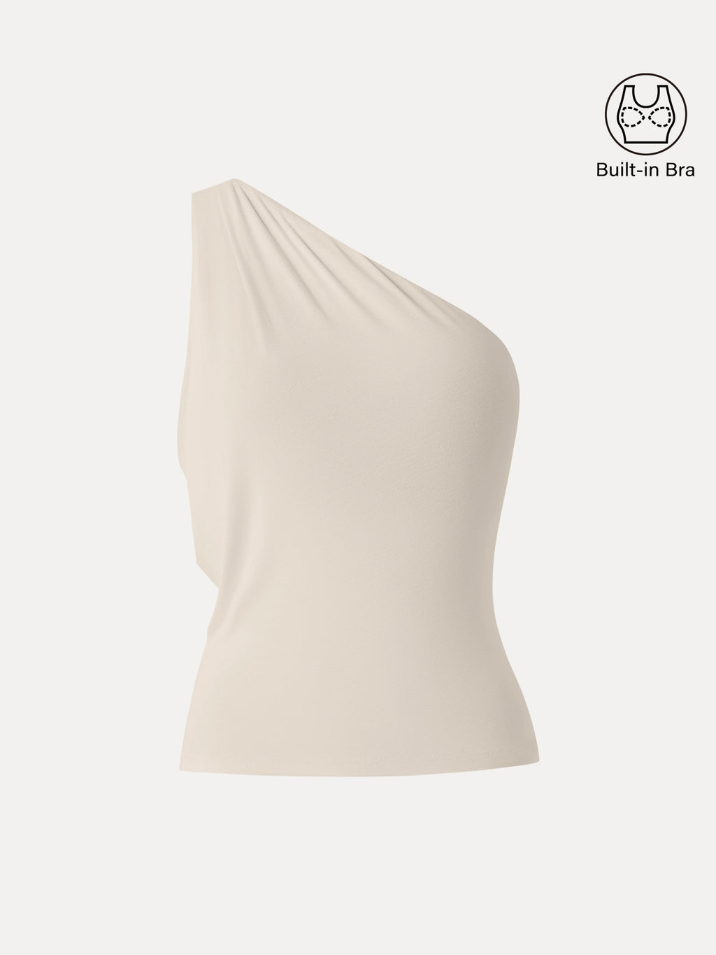 OGLmove Women's One Shoulder Cropped Bra Top
