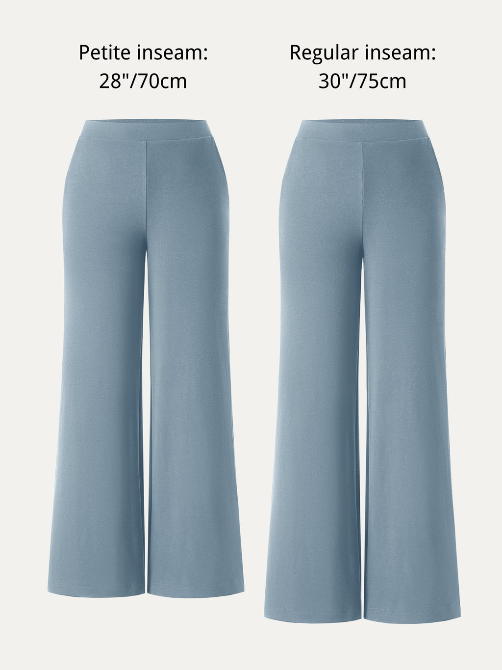 OGLmove Lyocell Wool Mid Rise Wide Leg Pull-on Pants