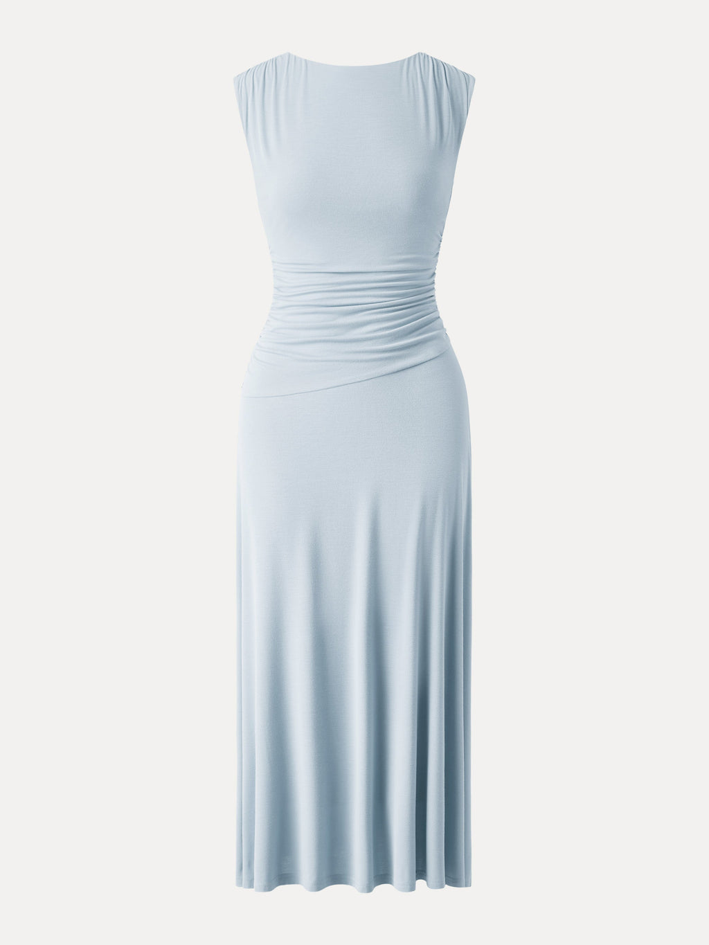 OGLmove Women's Breezy Cooling Side Ruched Maxi Bra Dress