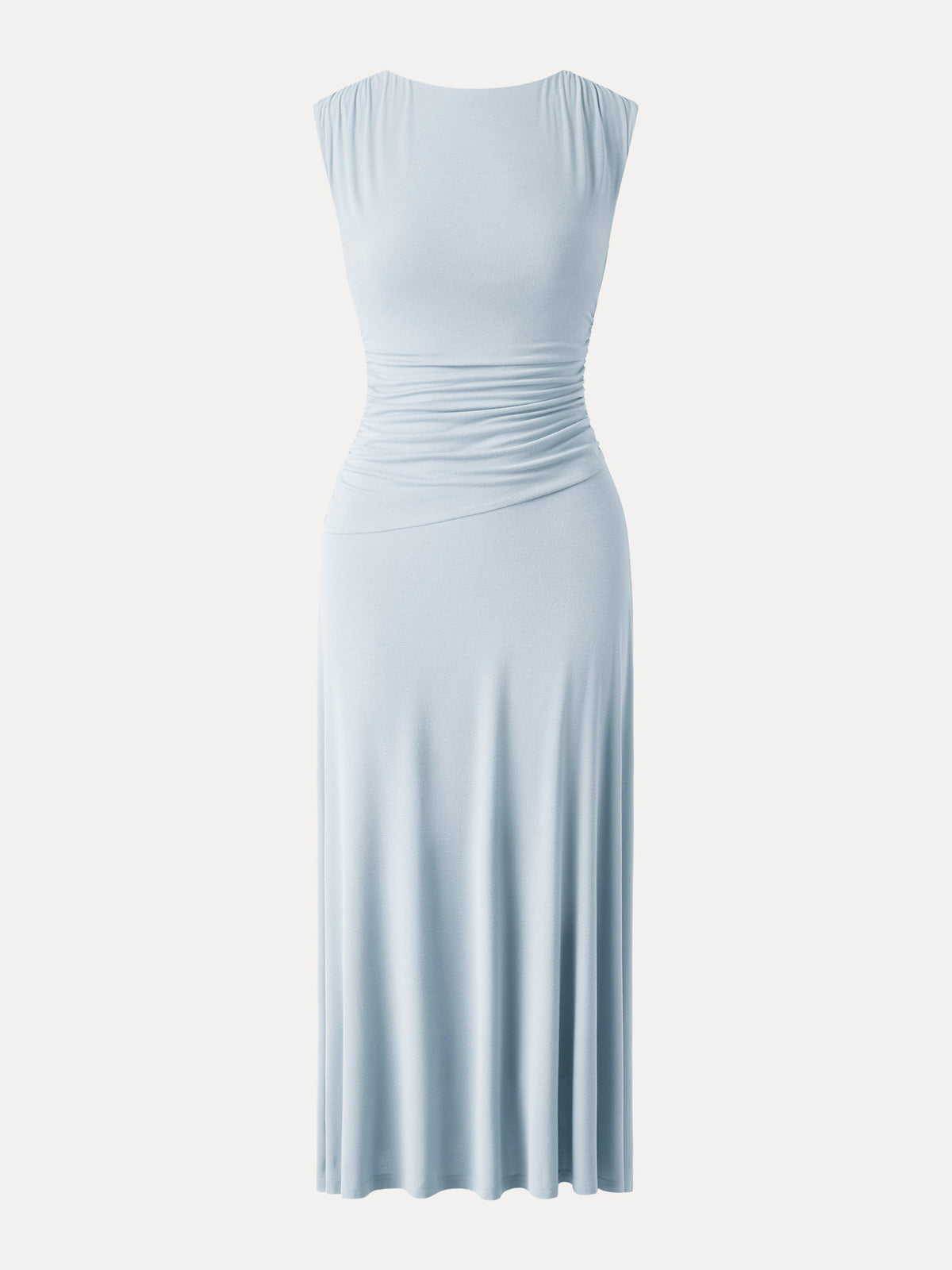 OGLmove Women's Breezy Cooling Side Ruched Maxi Bra Dress
