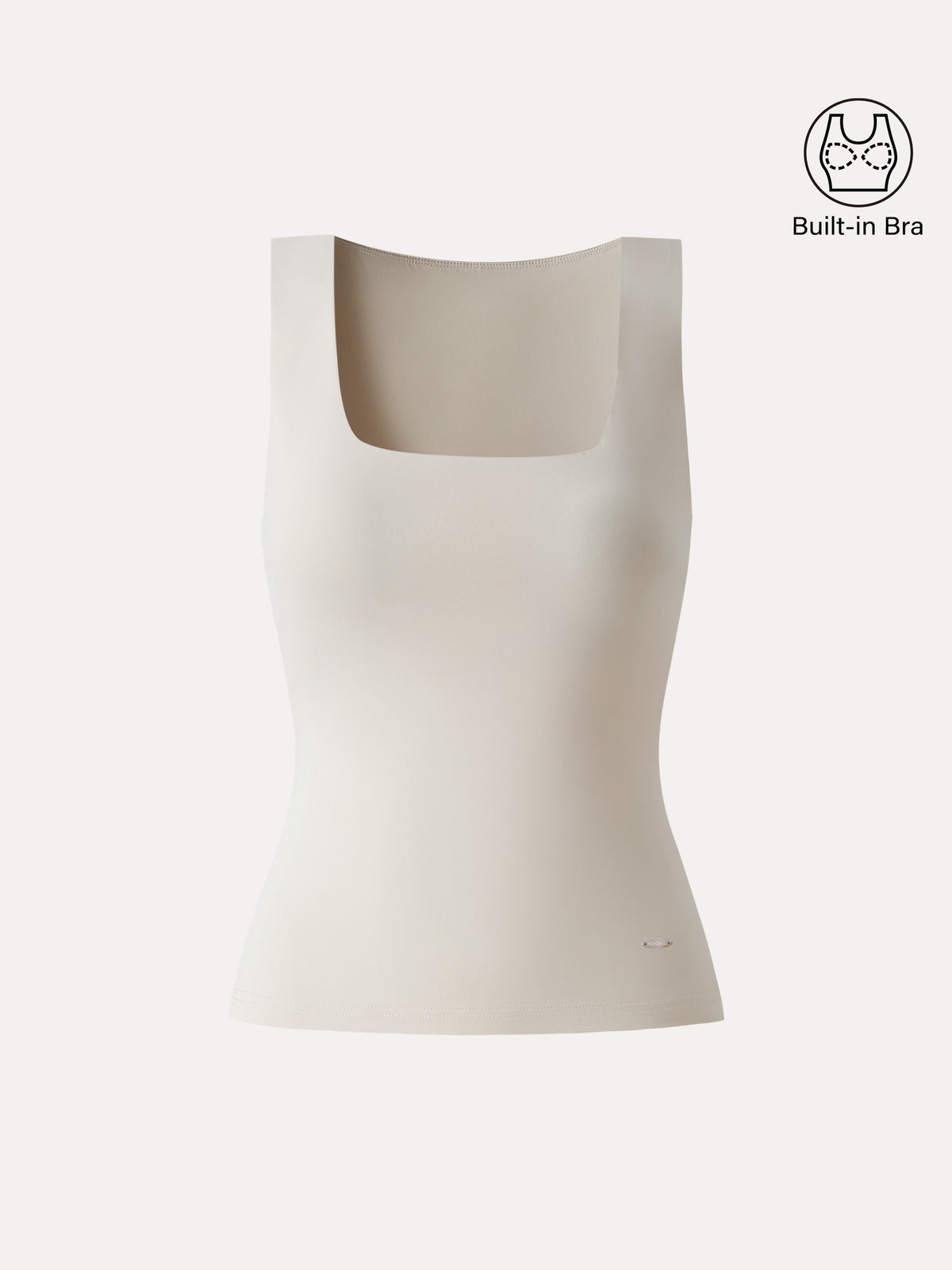 OGLmove Women's Square Neck Back Smoothing Bandless Bra Tank