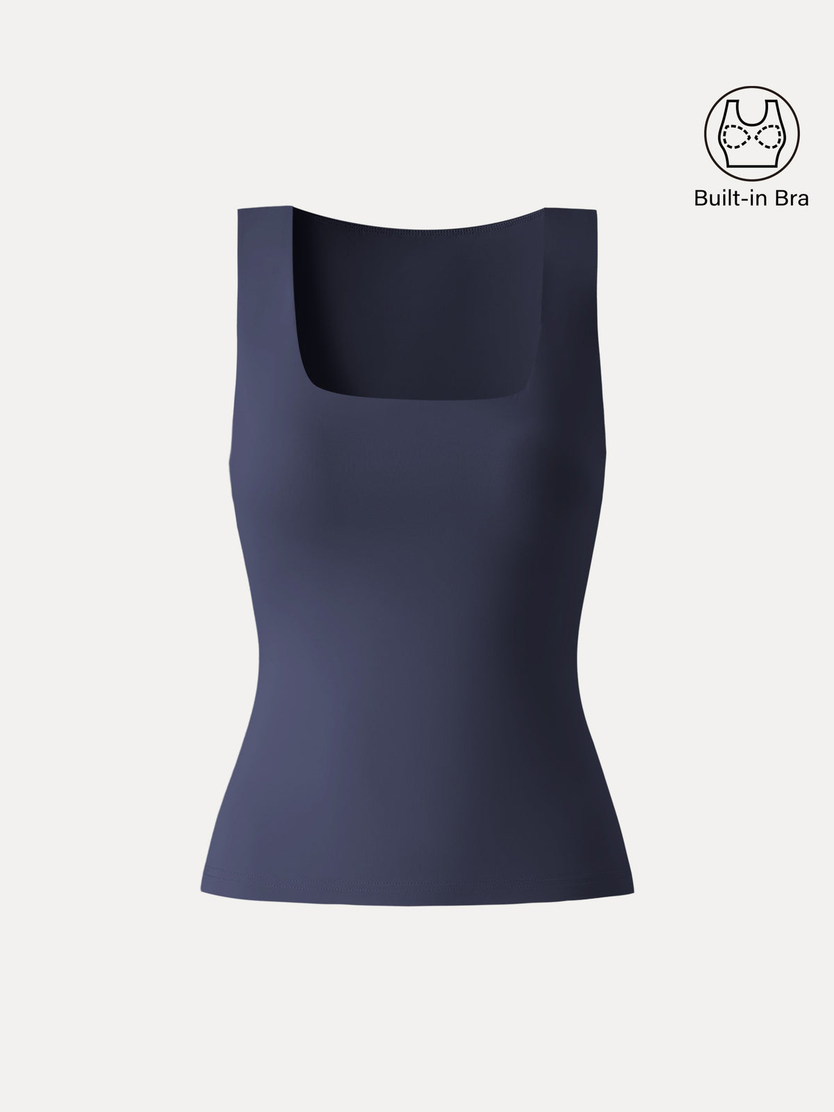 OGLmove Women's Square Neck Back Smoothing Bandless Bra Tank