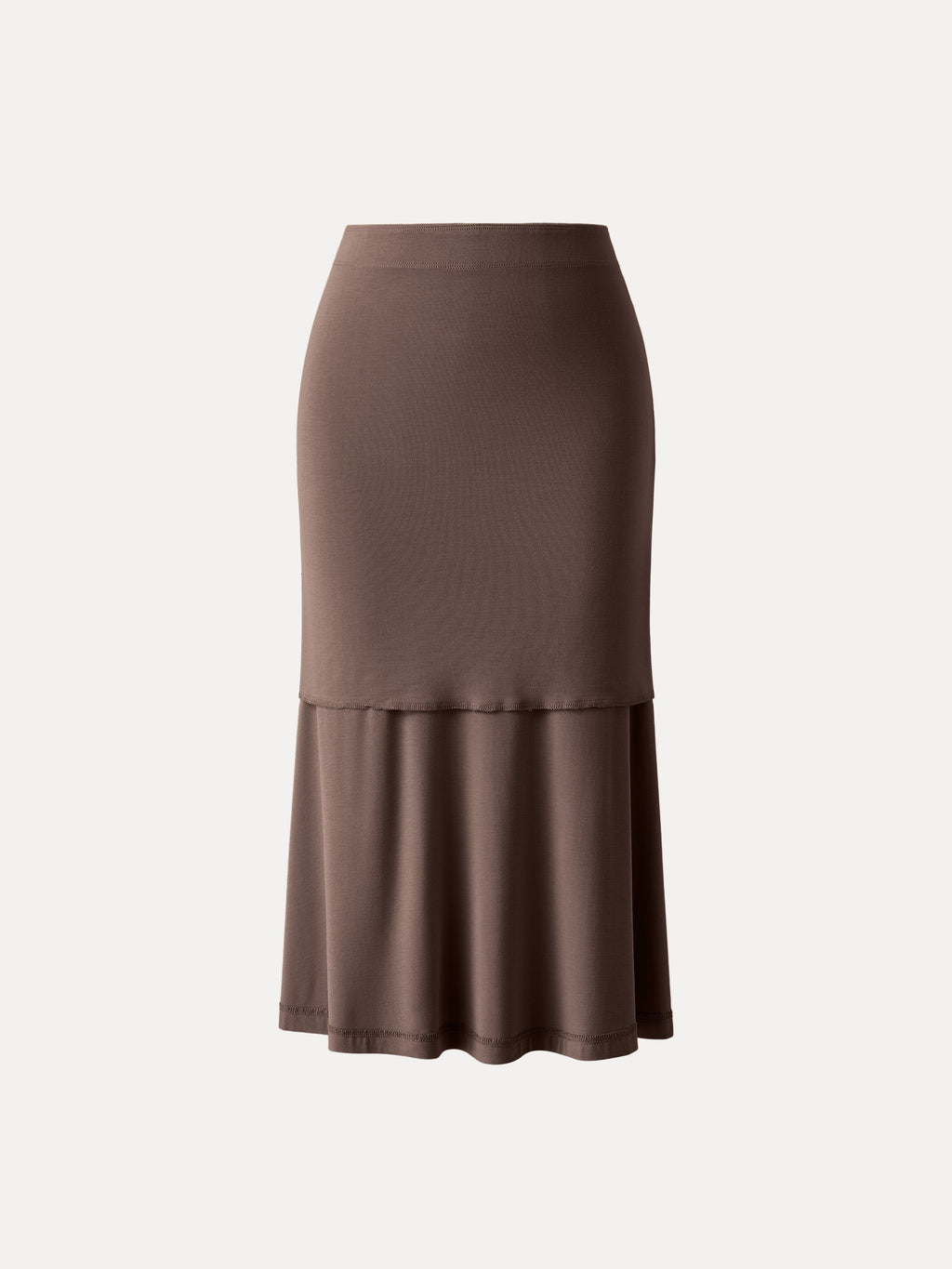 OGLmove Women's Breezy Pull-On Mermaid Midi Skirt