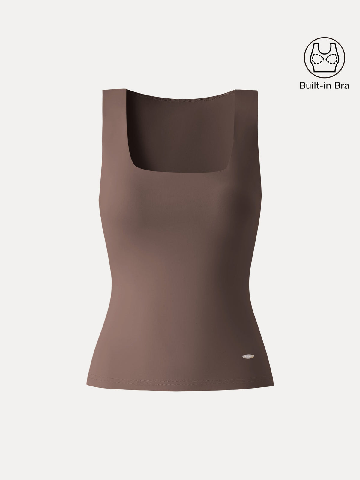 OGLmove Women's Square Neck Back Smoothing Bandless Bra Tank
