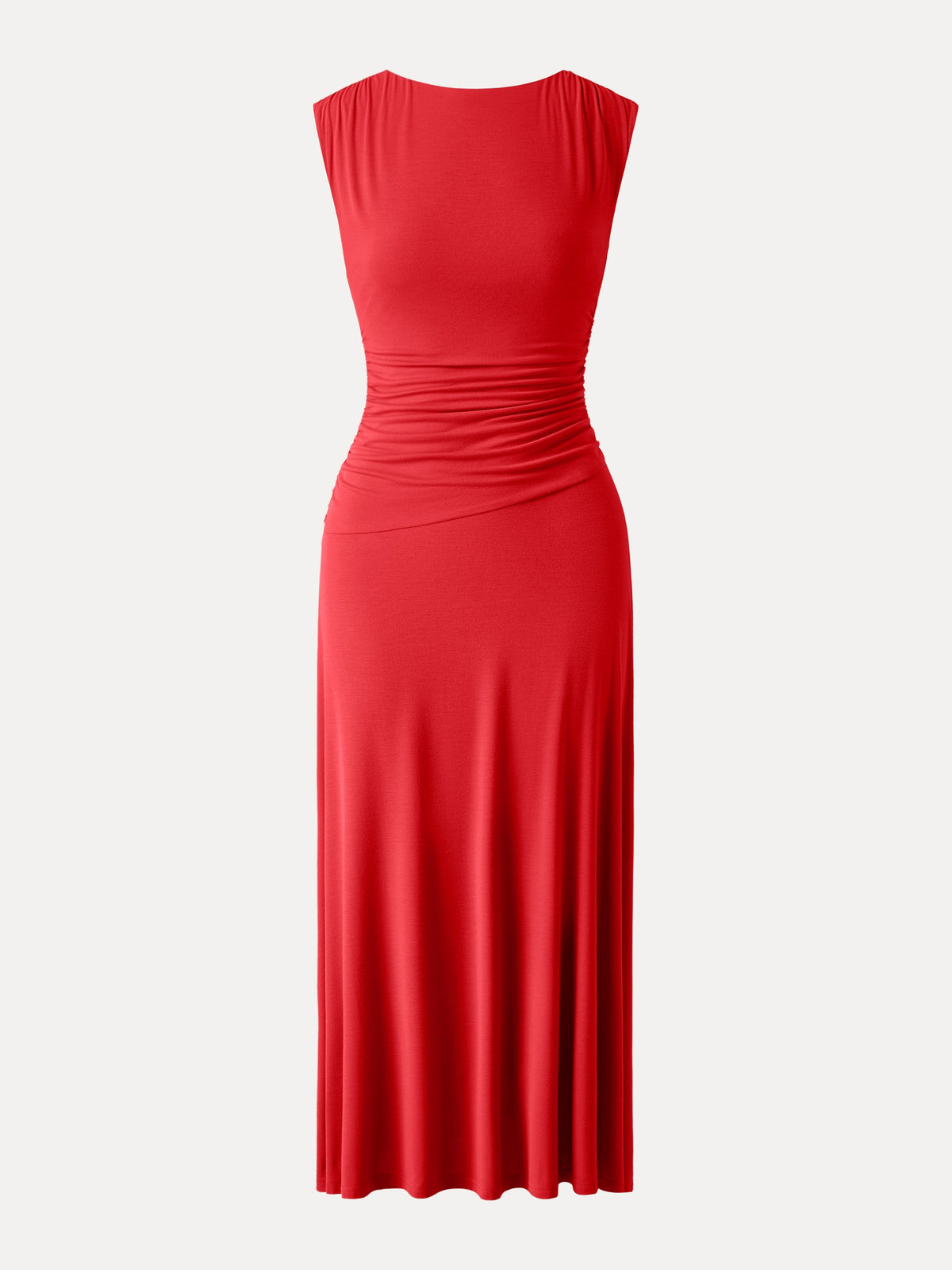OGLmove Women's Breezy Cooling Side Ruched Maxi Bra Dress