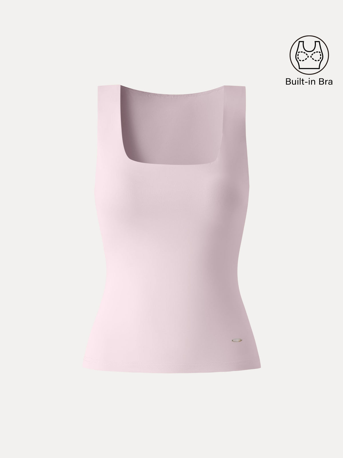 OGLmove Women's Square Neck Back Smoothing Bandless Bra Tank