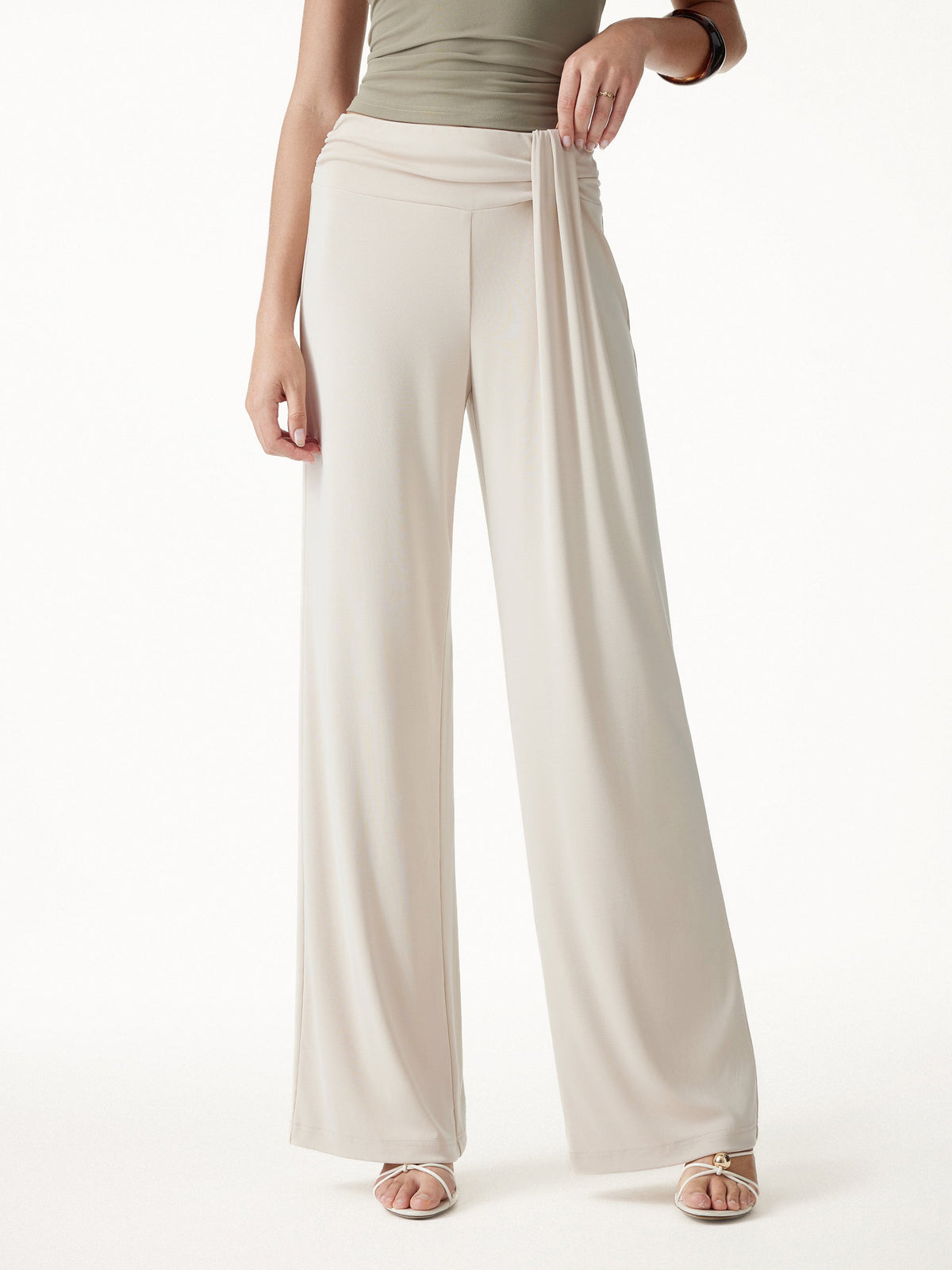 OGLmove Women's Mid-Rise Relaxed Wide-Leg Lounge Pant