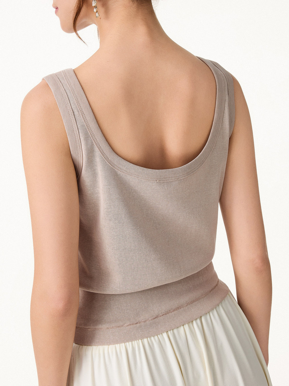 OGLmove Women's Reversible Boatneck Top & Maxi Flared Pull-On Skirt Set