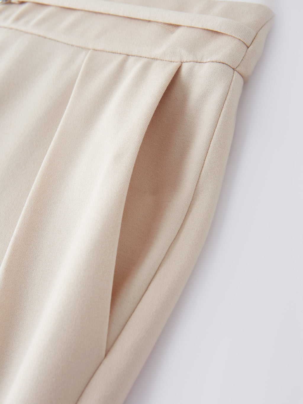 OGLmove Women's Ponte High-Rise Wide-Leg Pants with Pockets