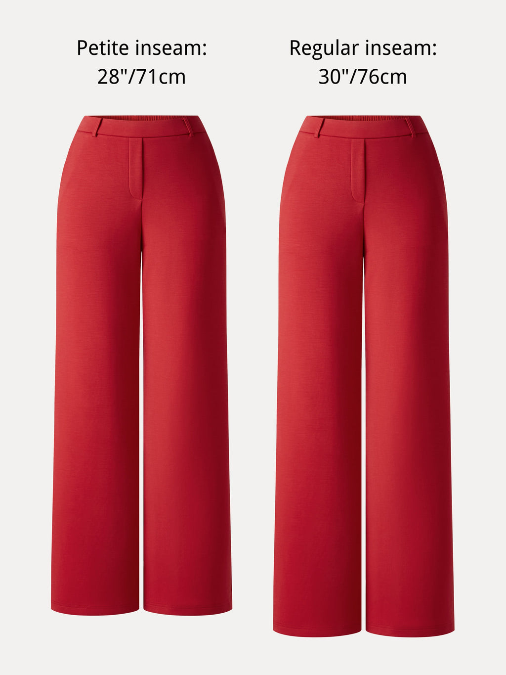 OGLmove Women's TravelEase Lyocell Spacer High-Rise Wide Leg Pants with Pockets