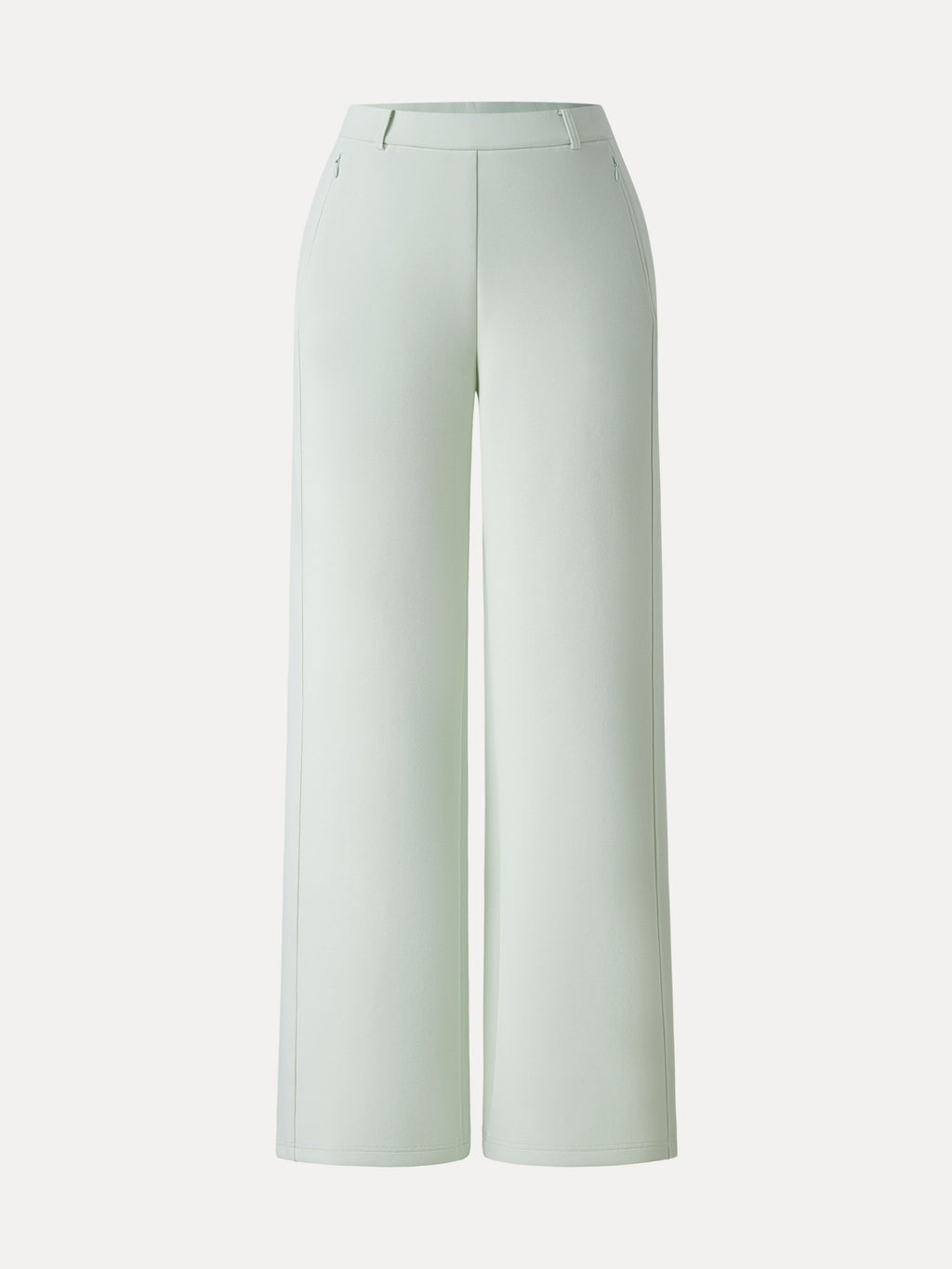 OGLmove Women's Stretch Cotton Blend Slimming High Rise Wide Leg Pant