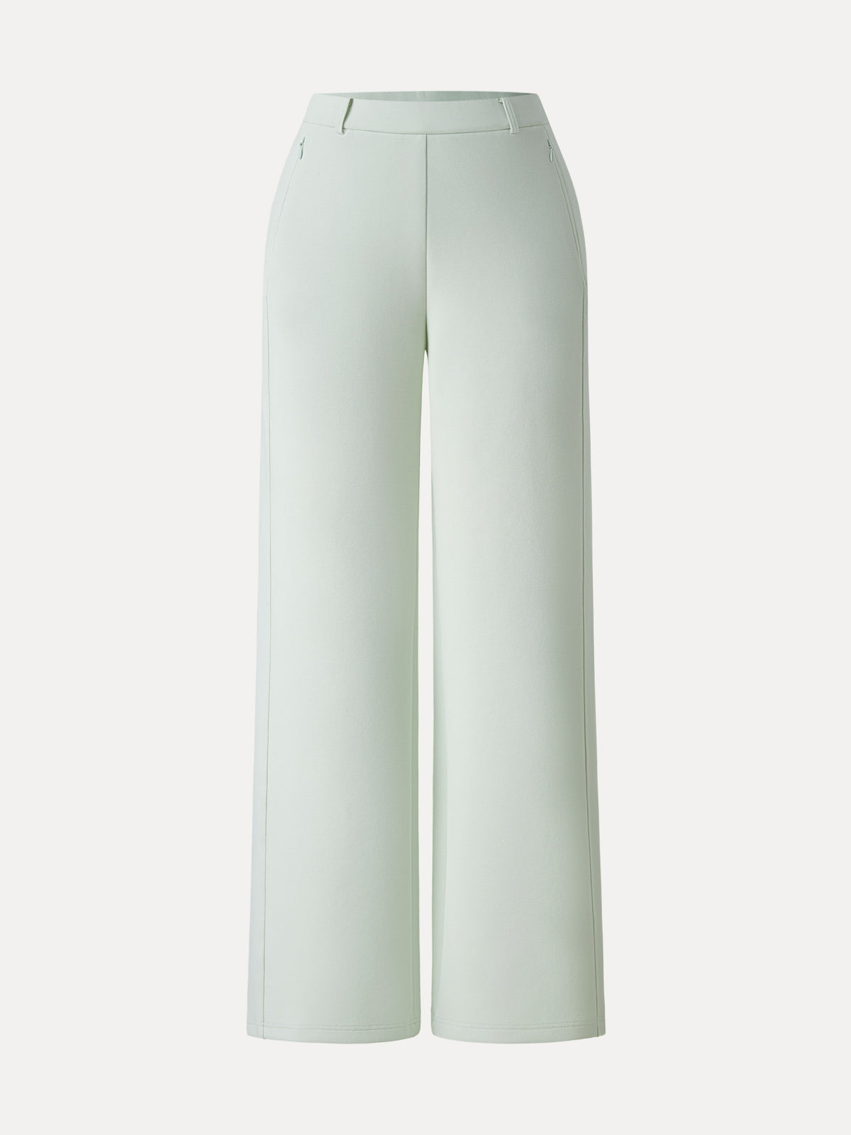 OGLmove Women's Stretch Cotton Blend Slimming High Rise Wide Leg Pant