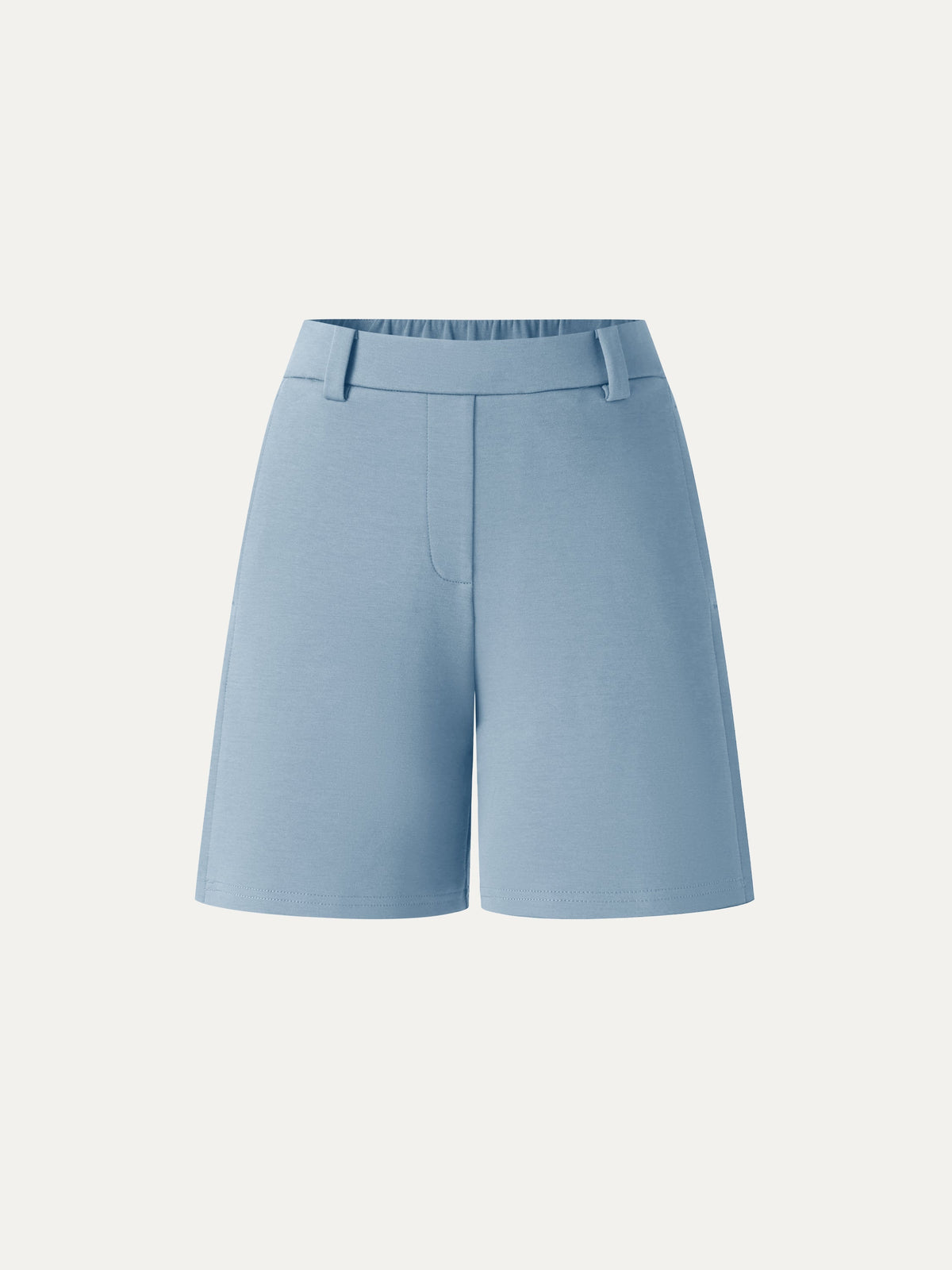 OGLmove Women's Air Cotton Mid-Rise Travel Shorts with Pockets
