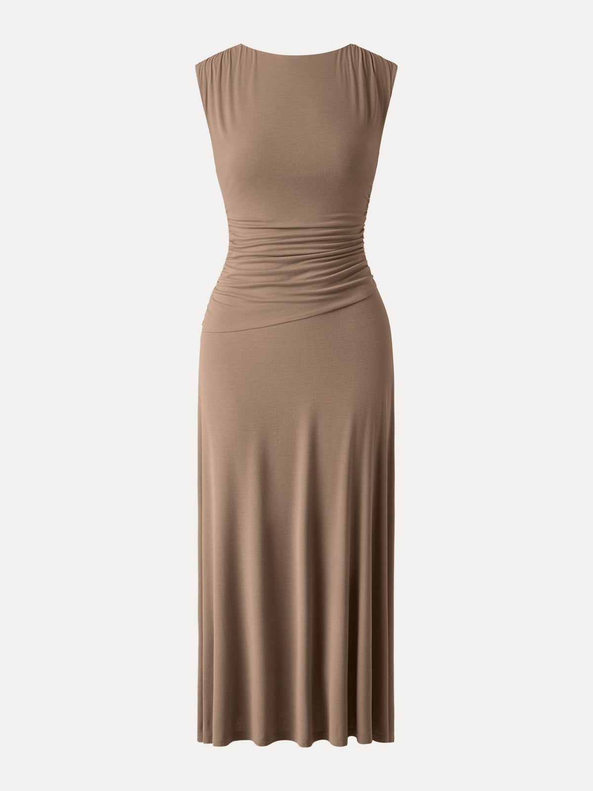 OGLmove Women's Breezy Cooling Side Ruched Maxi Bra Dress