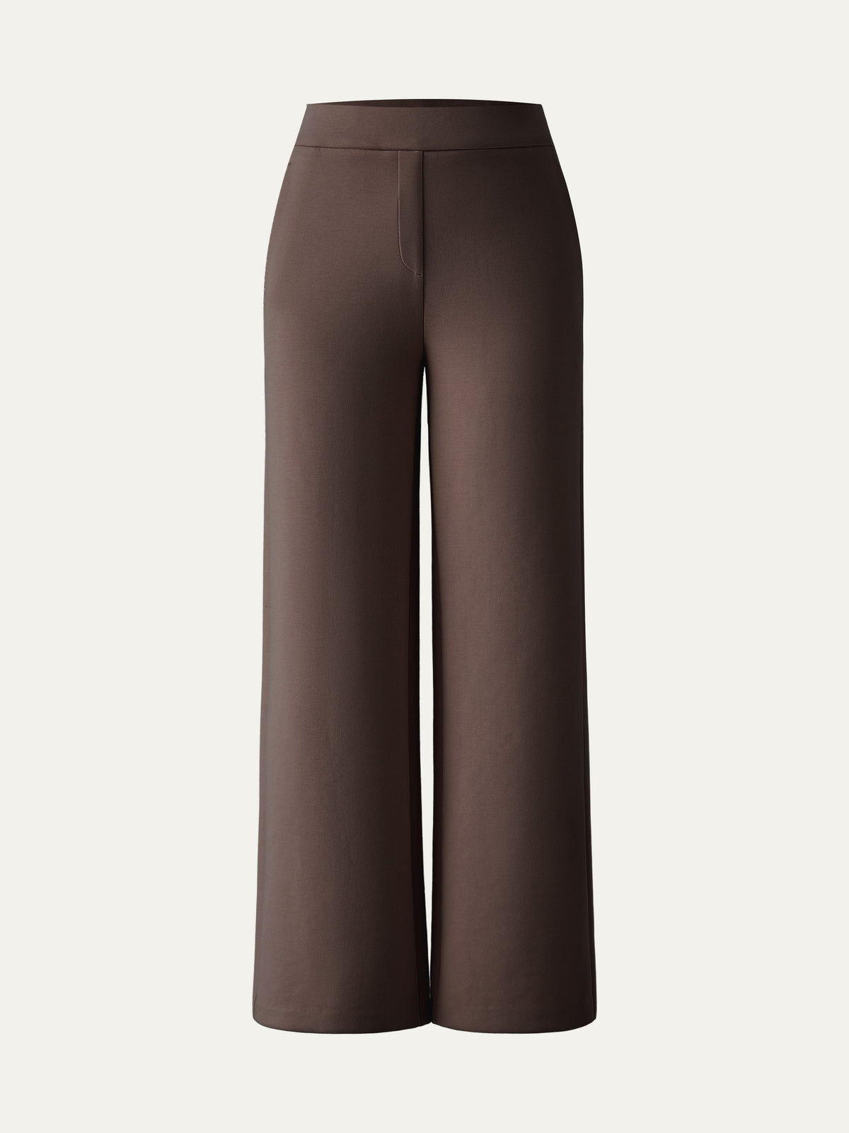 OGLmove Women's Textured Mid Rise Pull-on Straight Pant with Pockets