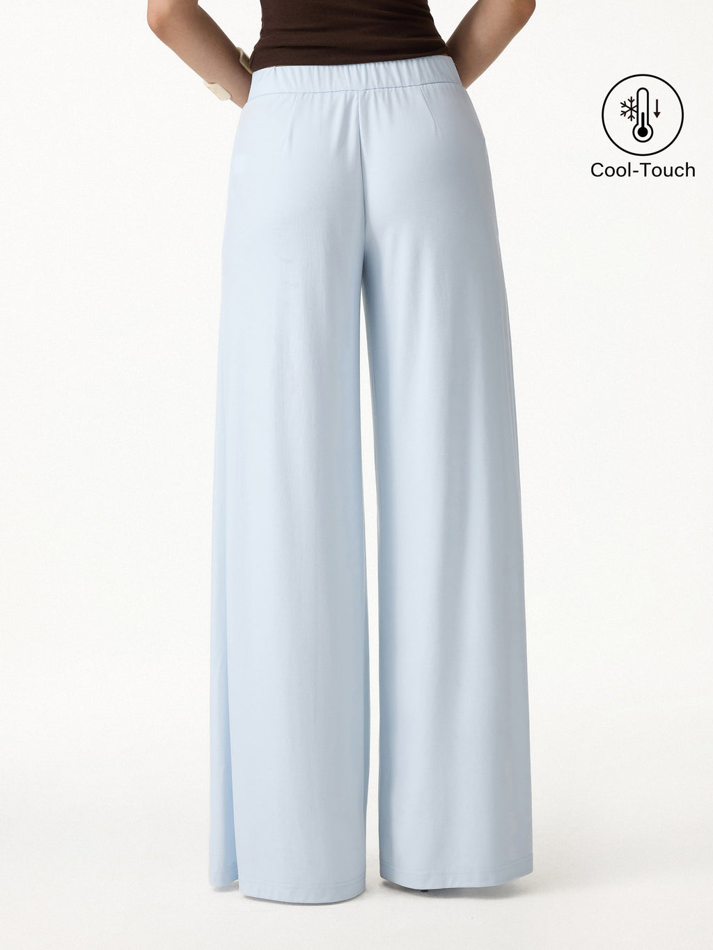 OGLmove CoolTouch Ponte Mid Rise Wide Leg Pants with Pockets