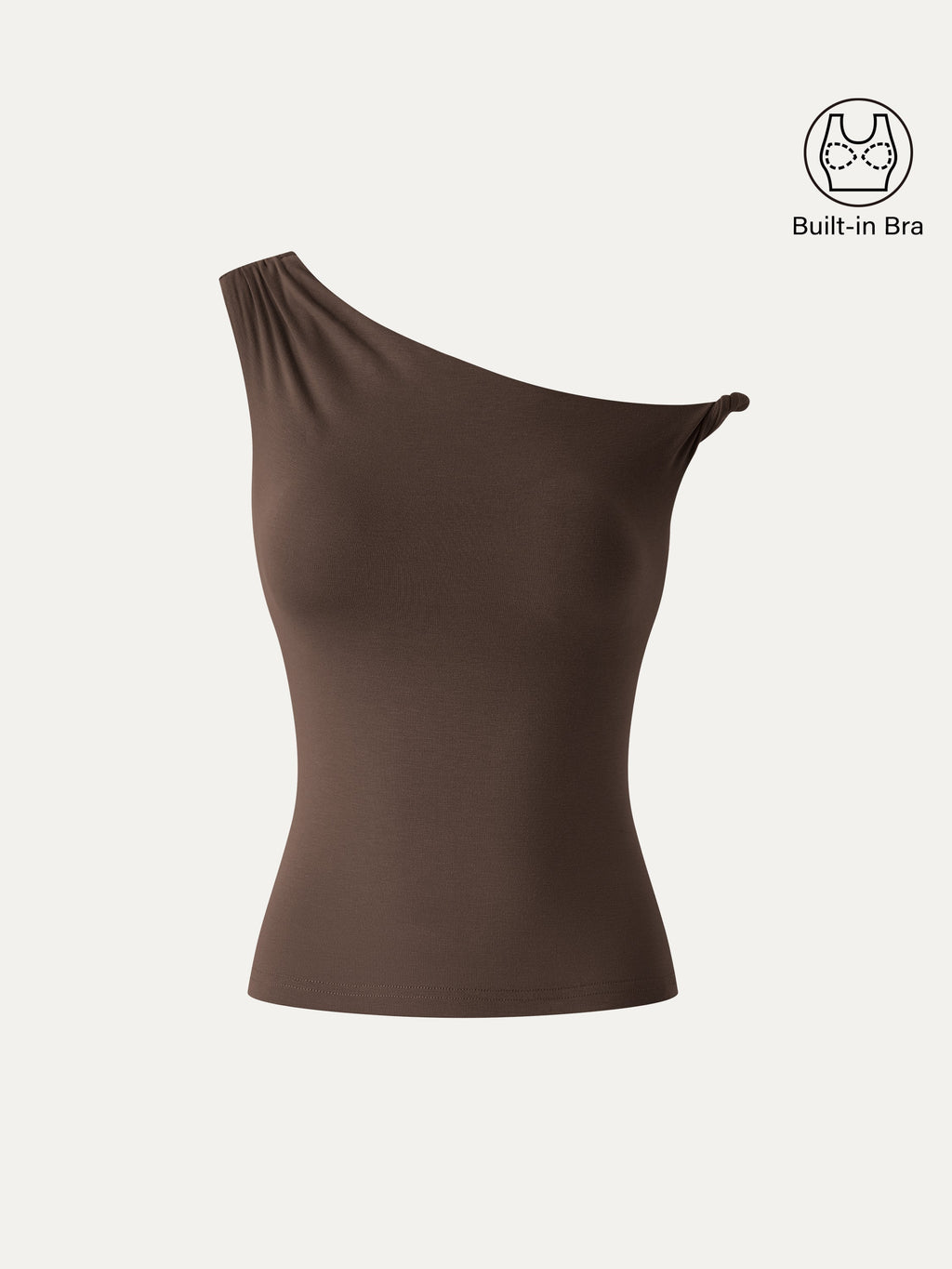 OGLmove Women's CoolTouch Asymmetrical Shoulder Bra Top