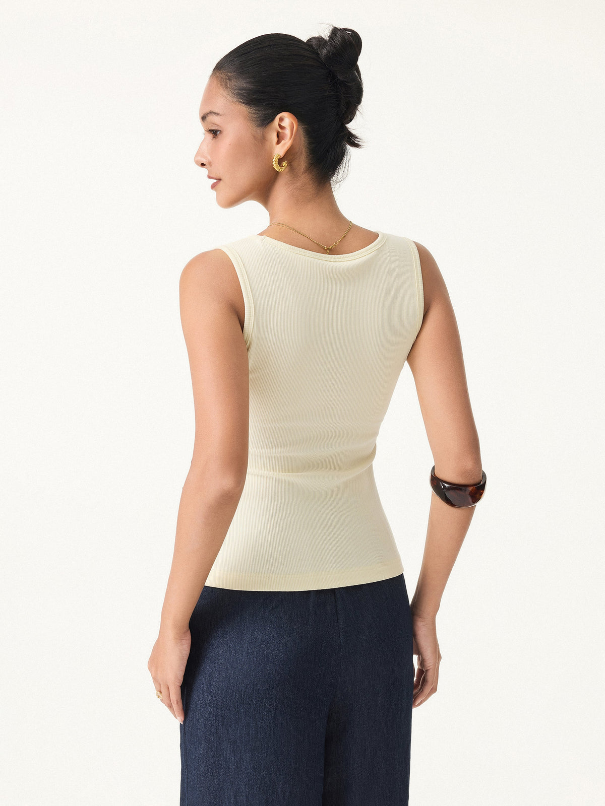 OGLmove Women's V-Neck Sleeveless Bra Tank & A-Line Mini Skirt Set