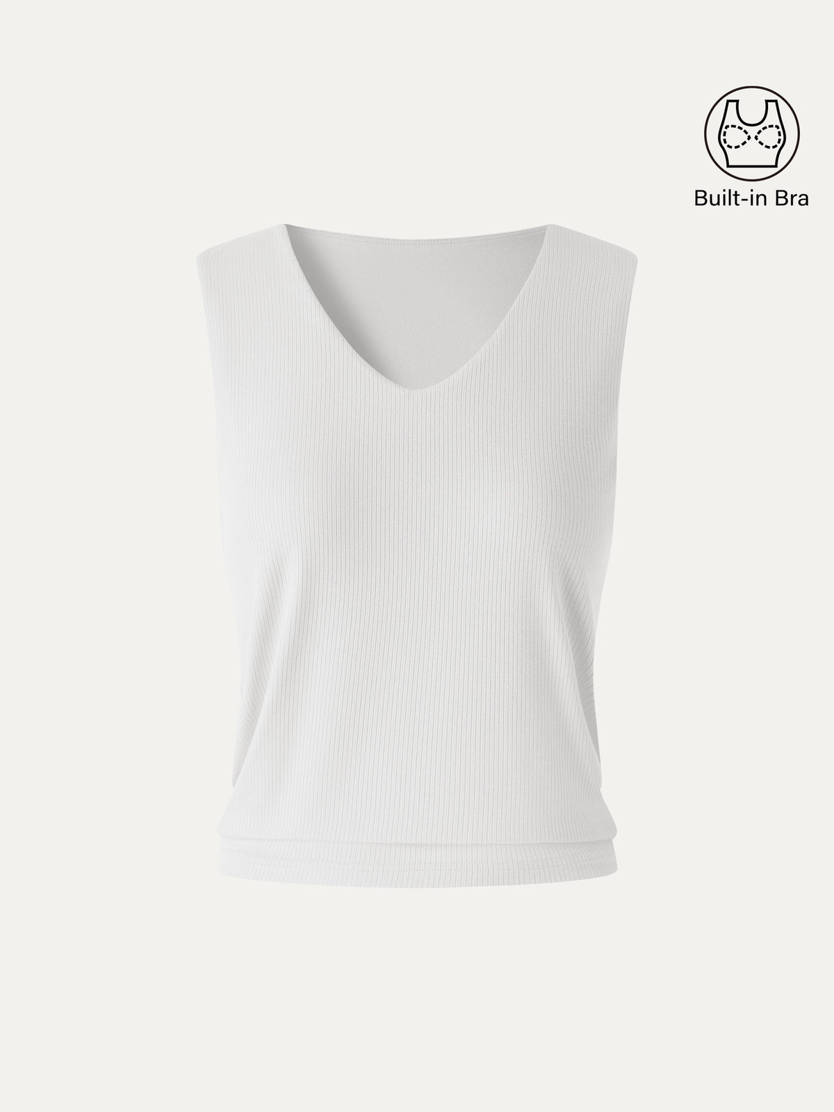 OGLmove Women's CoolTouch Ease V-Neck Wide Shoulder Bra Tank