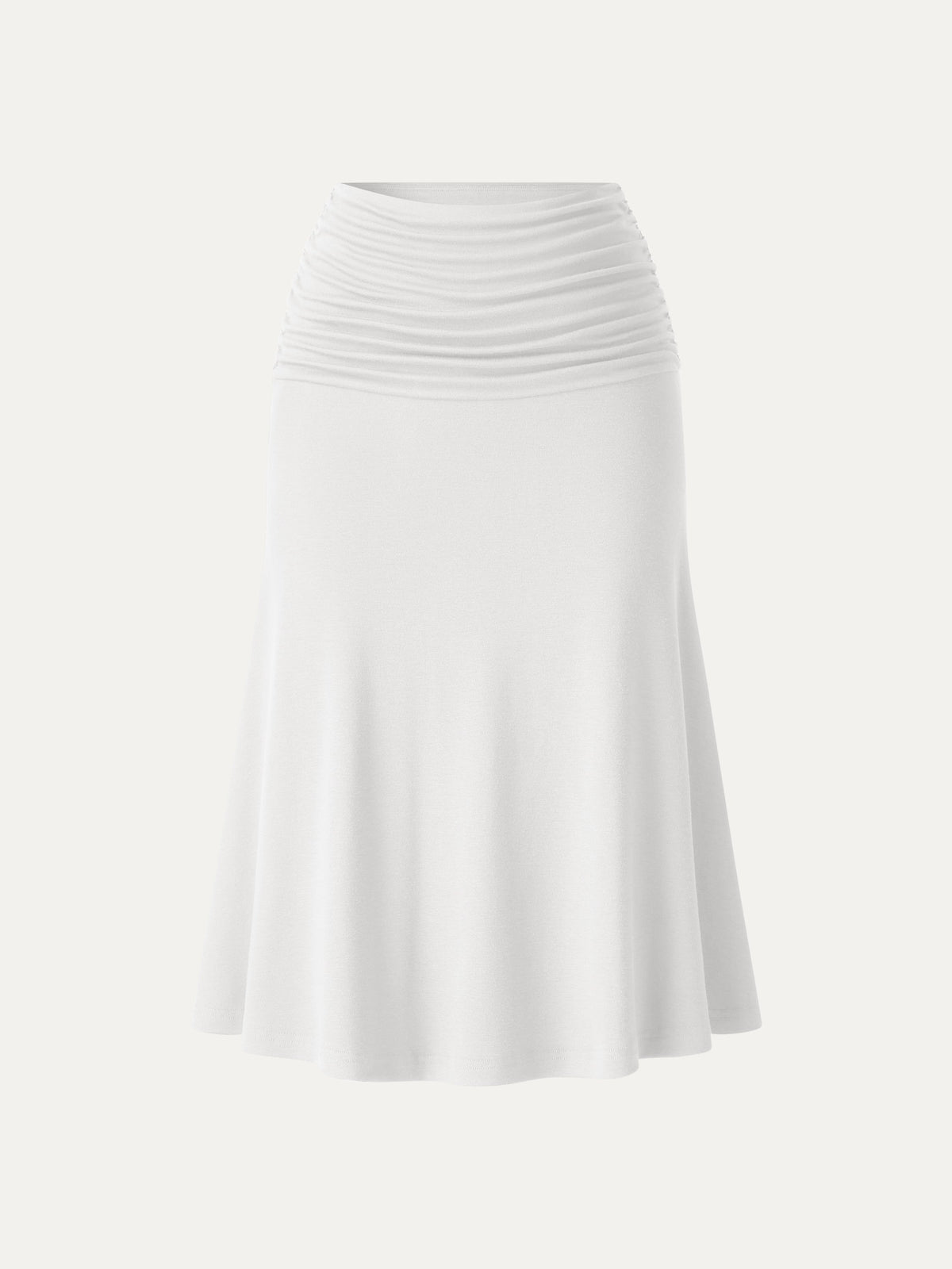 OGLmove Women's CoolTouch Ruched Midi Mermaid Skirt