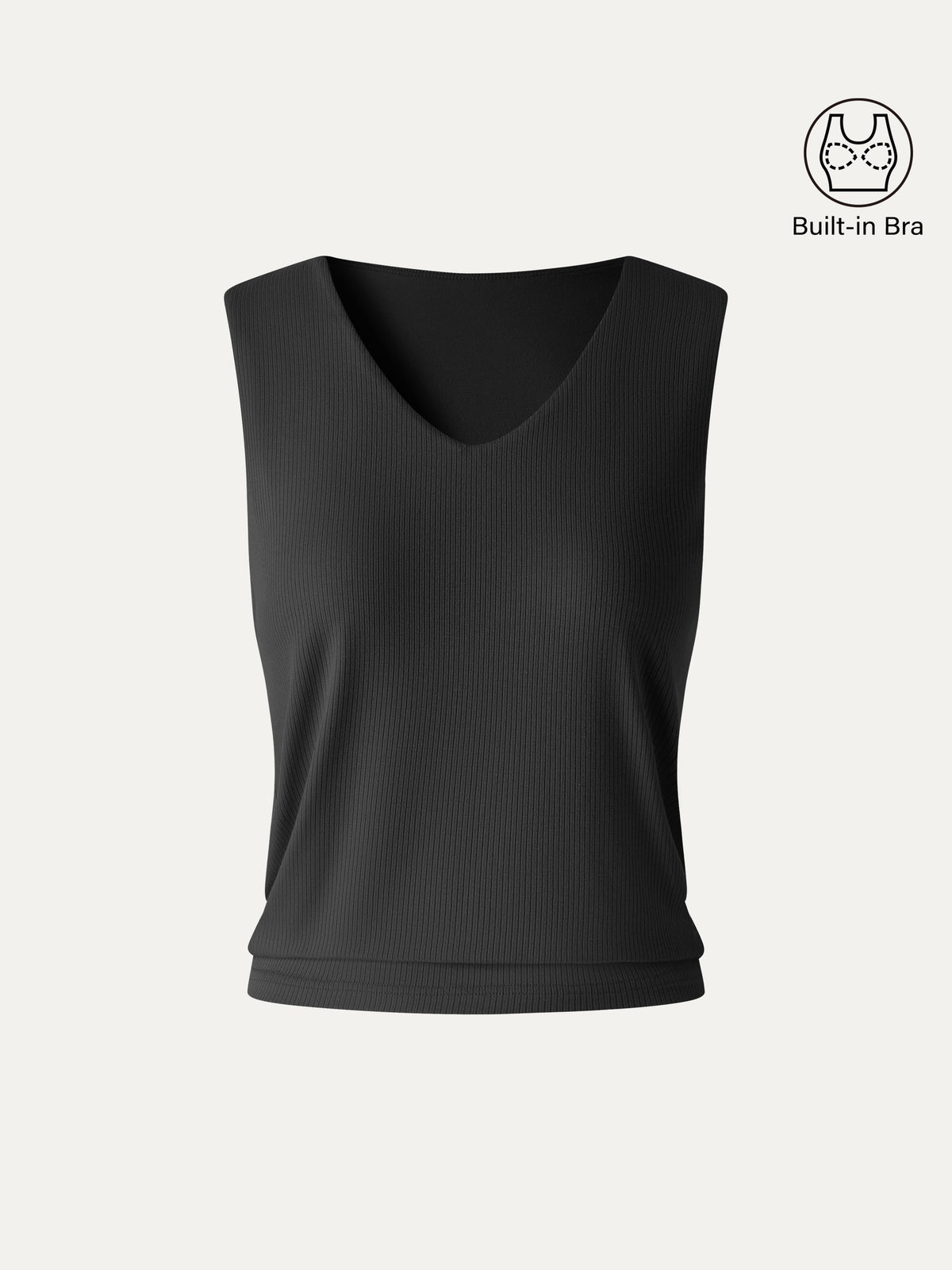 OGLmove Women's CoolTouch Ease V-Neck Wide Shoulder Bra Tank
