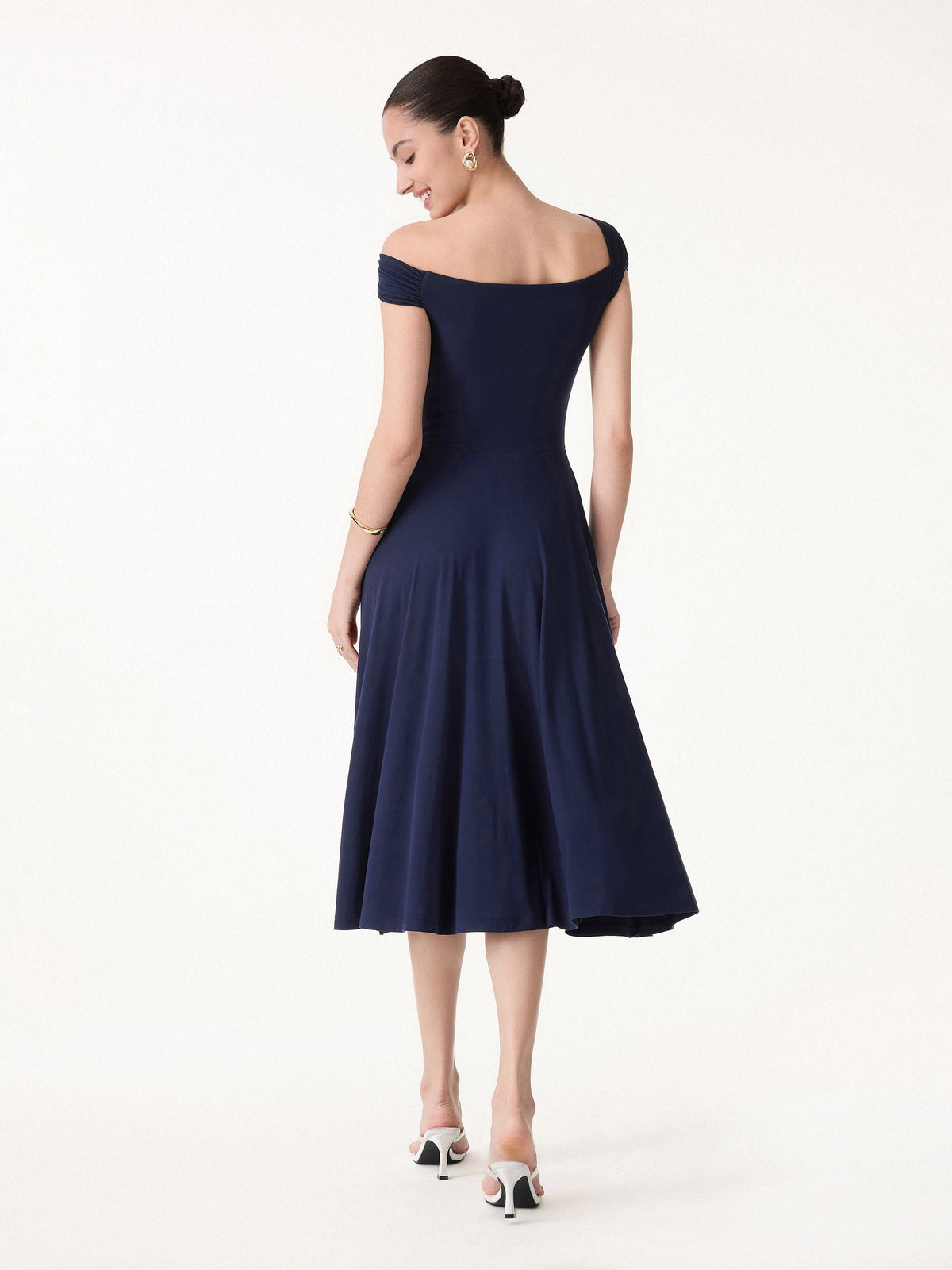OGLmove Women's SkinKiss Multi-Wear Midi Bra Dress with Pockets