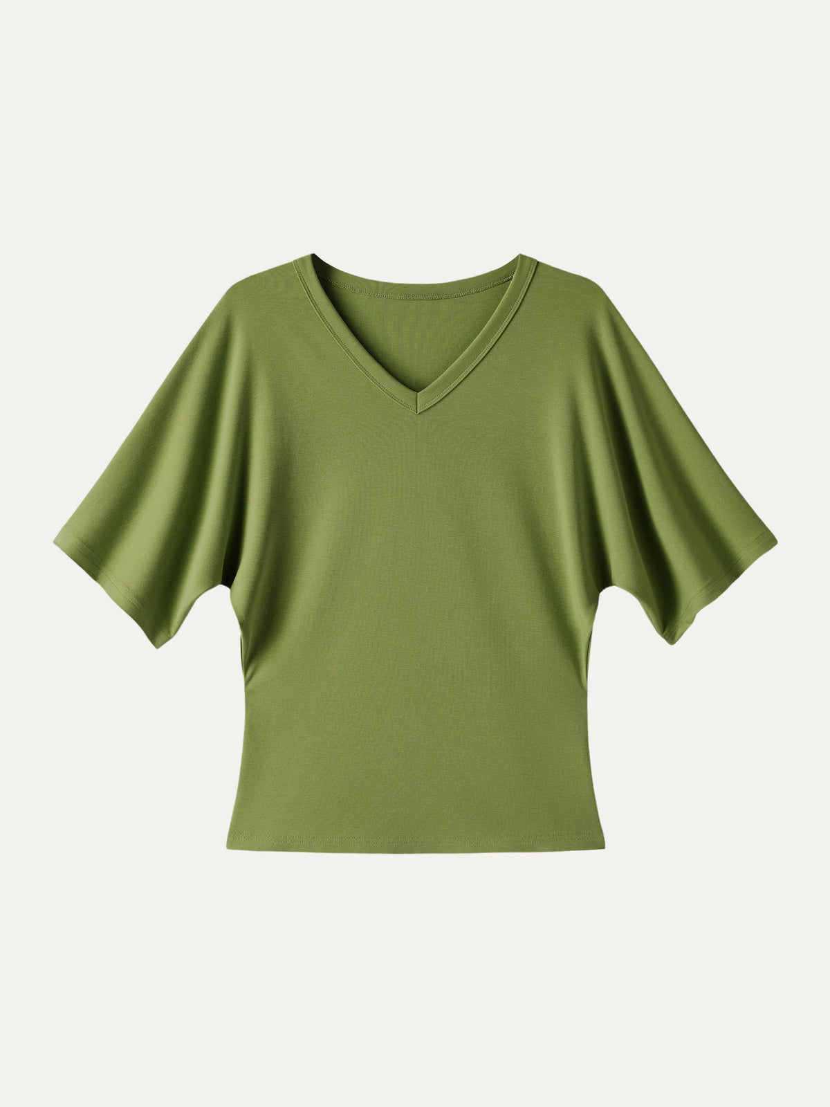 OGLmove Women's V-Neck Waist-Defining Summer Tee