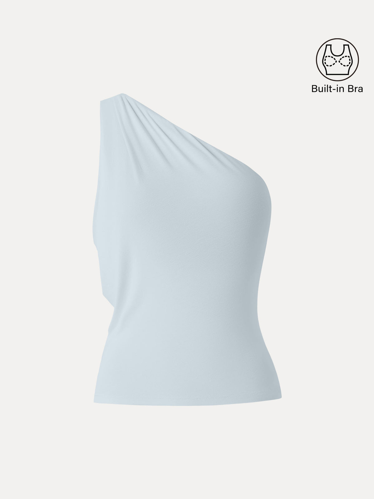 OGLmove Women's One Shoulder Cropped Bra Top