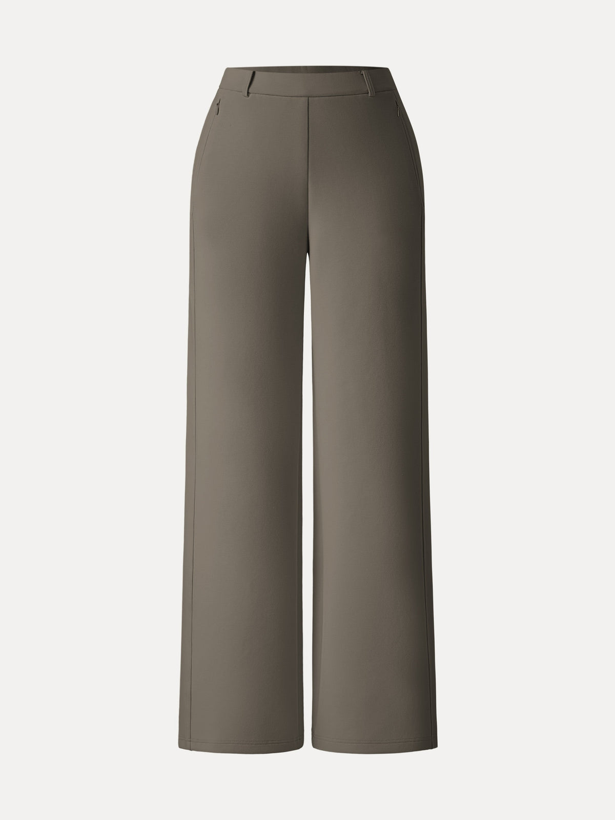 OGLmove Women's Stretch Cotton Blend Slimming High Rise Wide Leg Pant