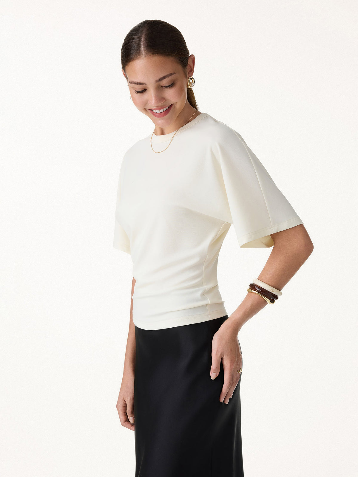 OGLmove Women's Elevated Cotton-Blend Essential Tee