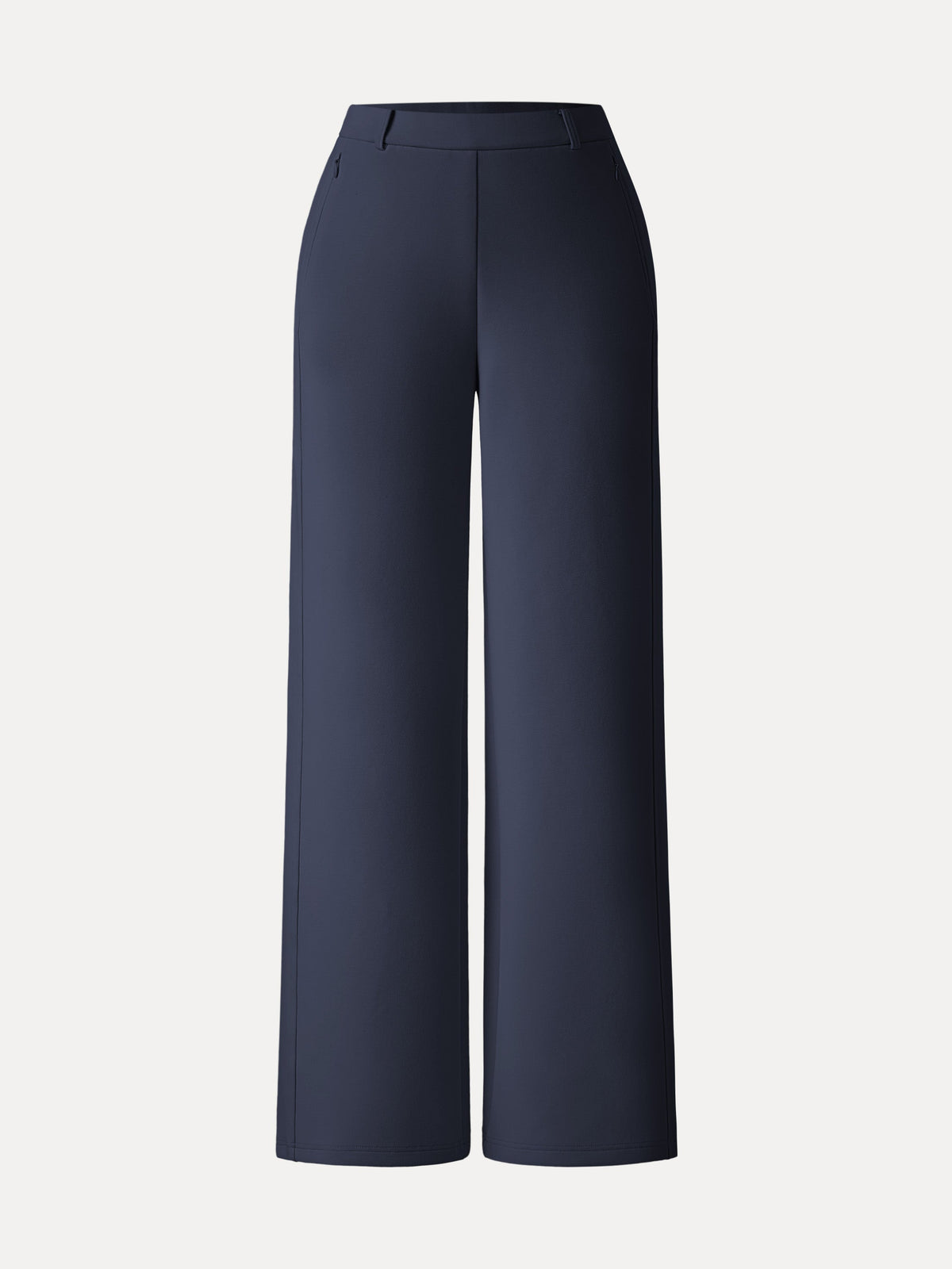 OGLmove Women's Stretch Cotton Blend Slimming High Rise Wide Leg Pant