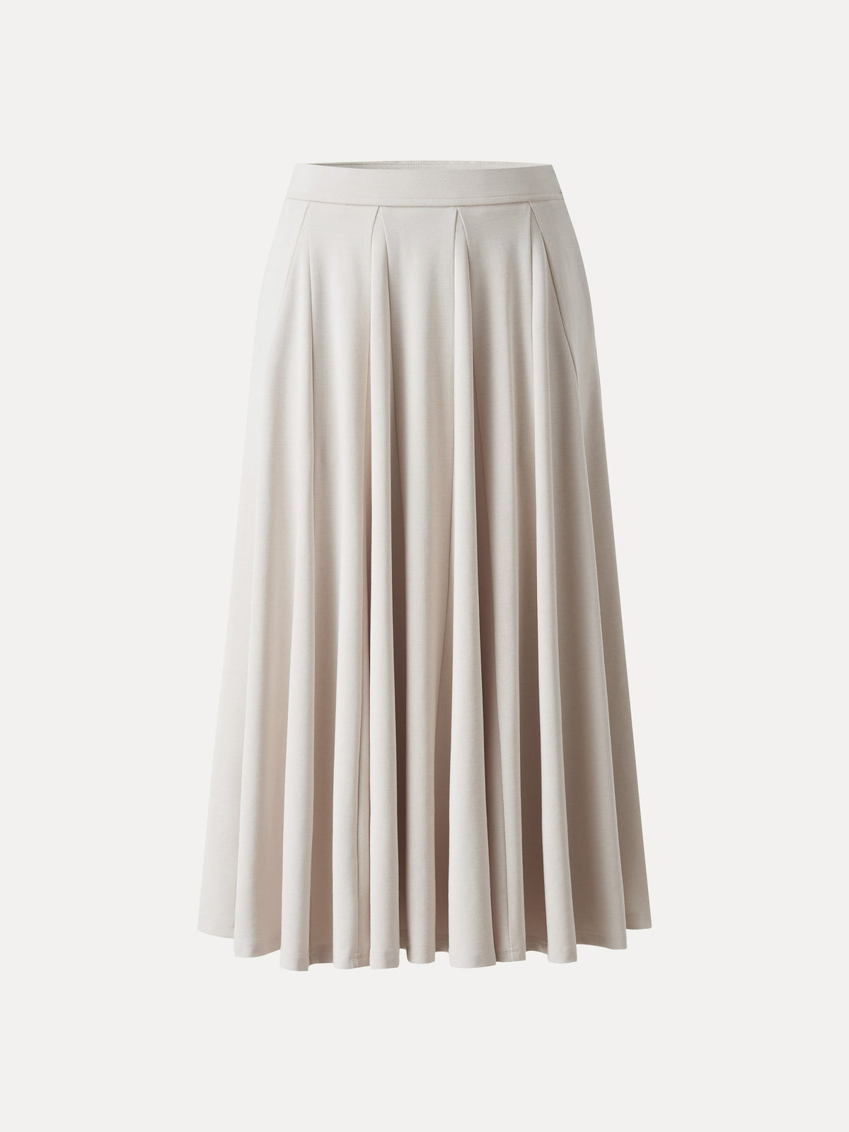 OGLmove Women's Lyocell Blend Volume Midi Skirt with Pockets
