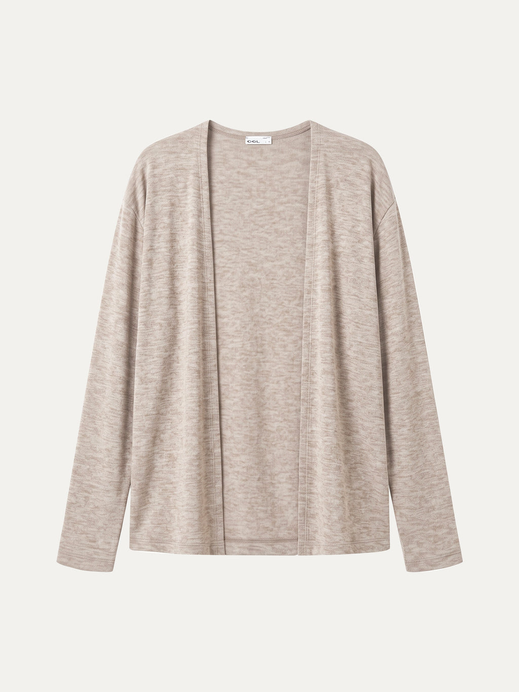 Women's Premium Lyocell-Wool Open-Front Long Sleeve Cardigan