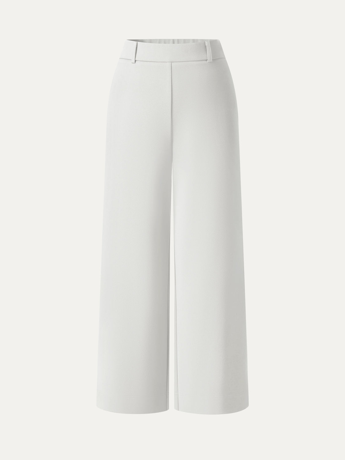 OGLmove Mid Rise Cropped Wide Leg Pants with Pockets