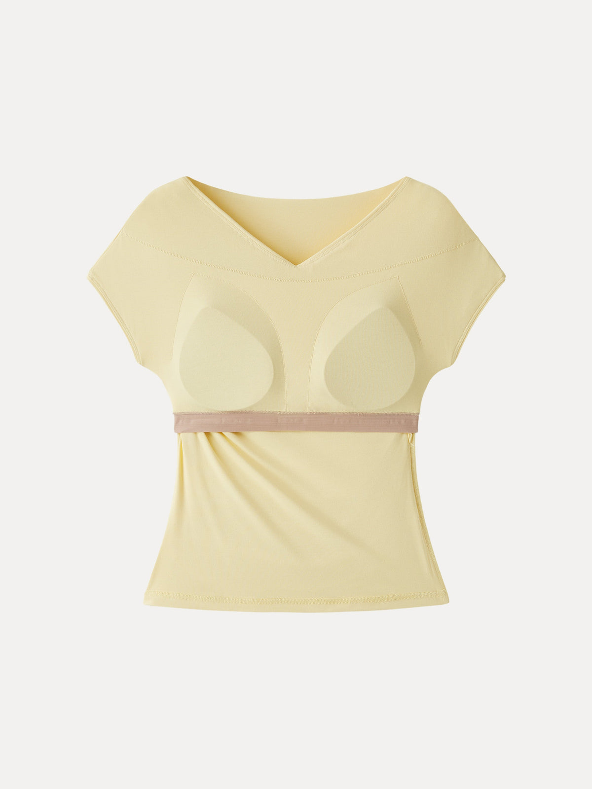 OGLmove Women's SkinKiss Surplice V-Neck Ruching Bra Top